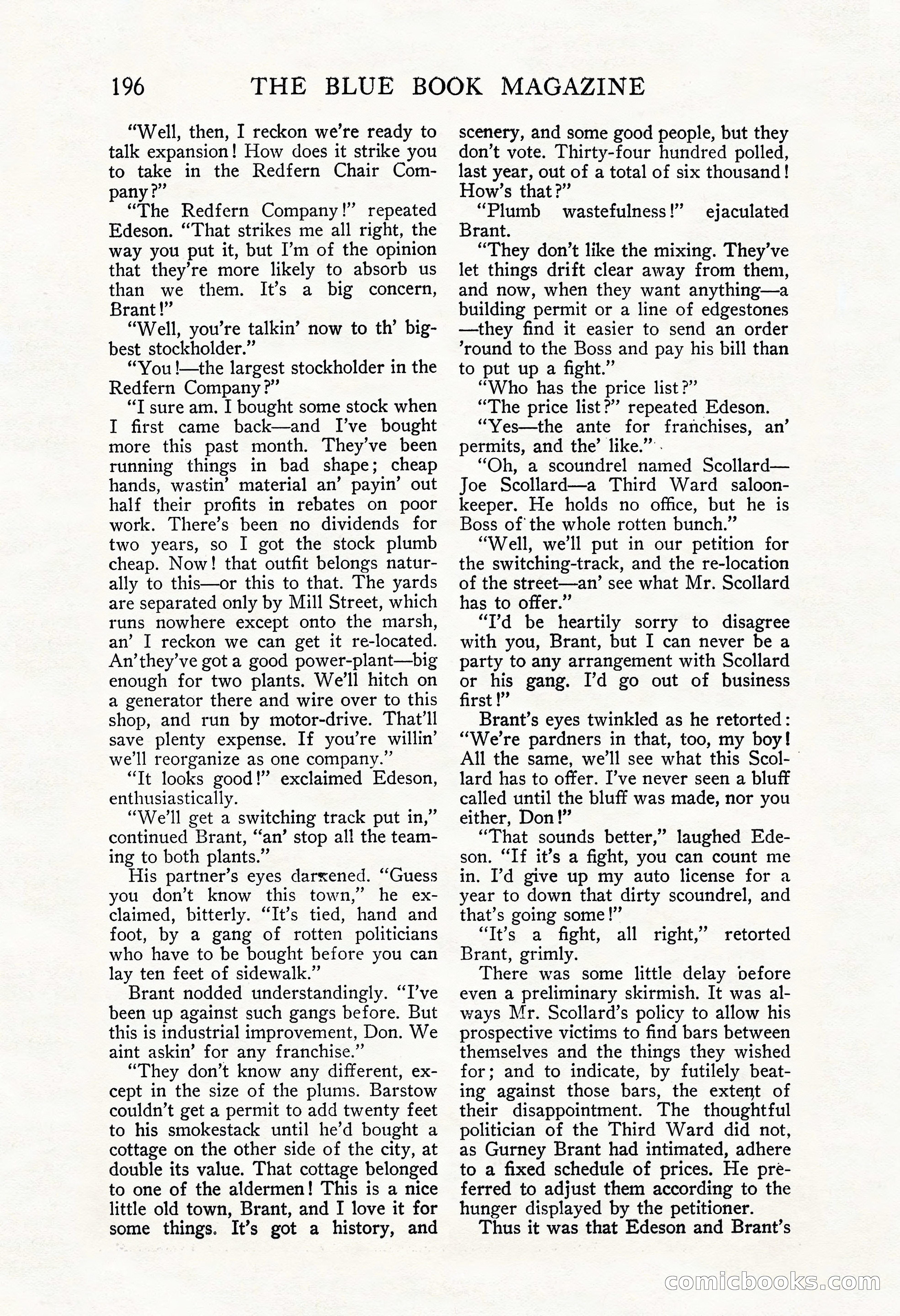 The Blue Book Magazine, November 1909 — page 200 of 254