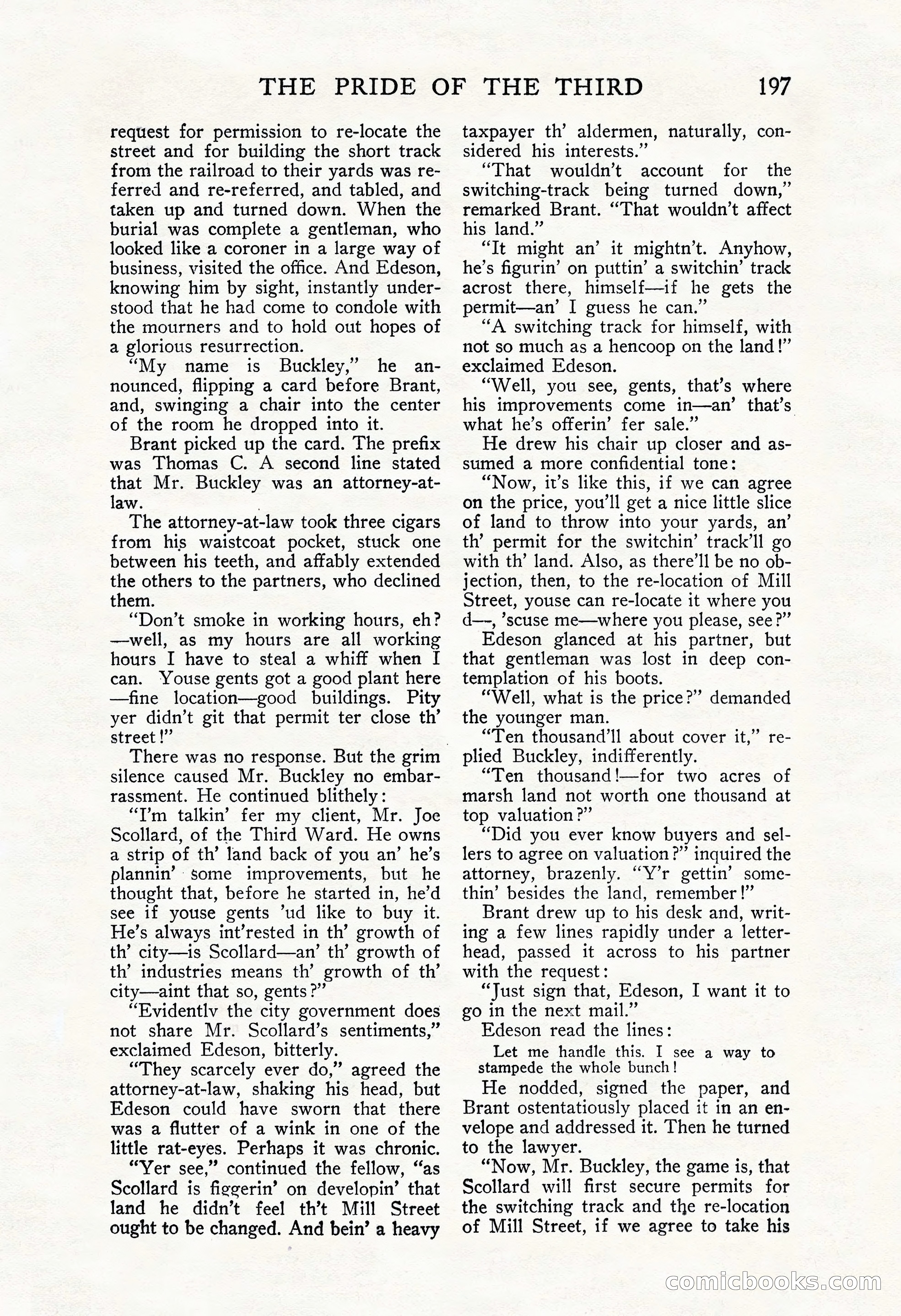 The Blue Book Magazine, November 1909 — page 201 of 254