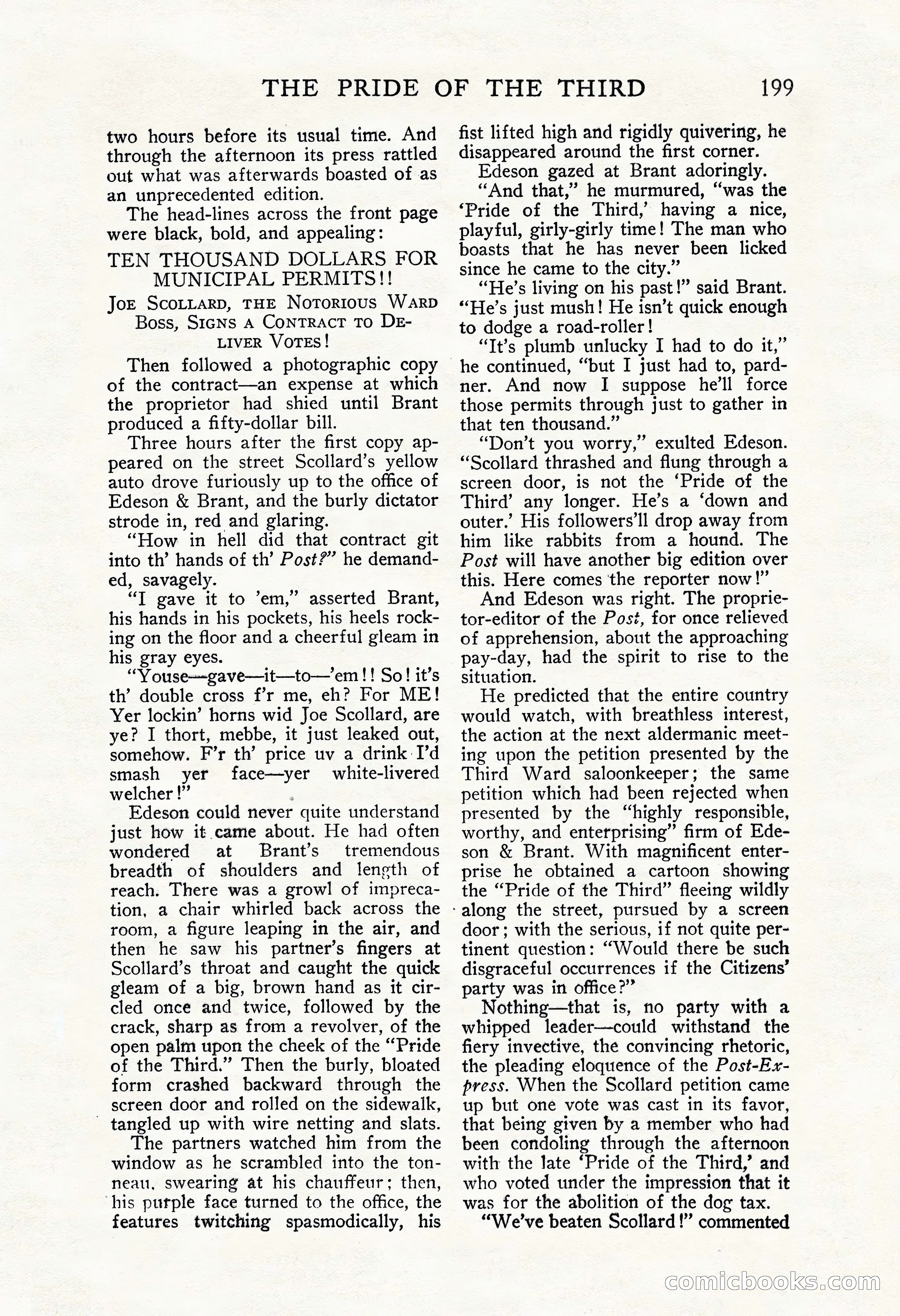 The Blue Book Magazine, November 1909 — page 203 of 254