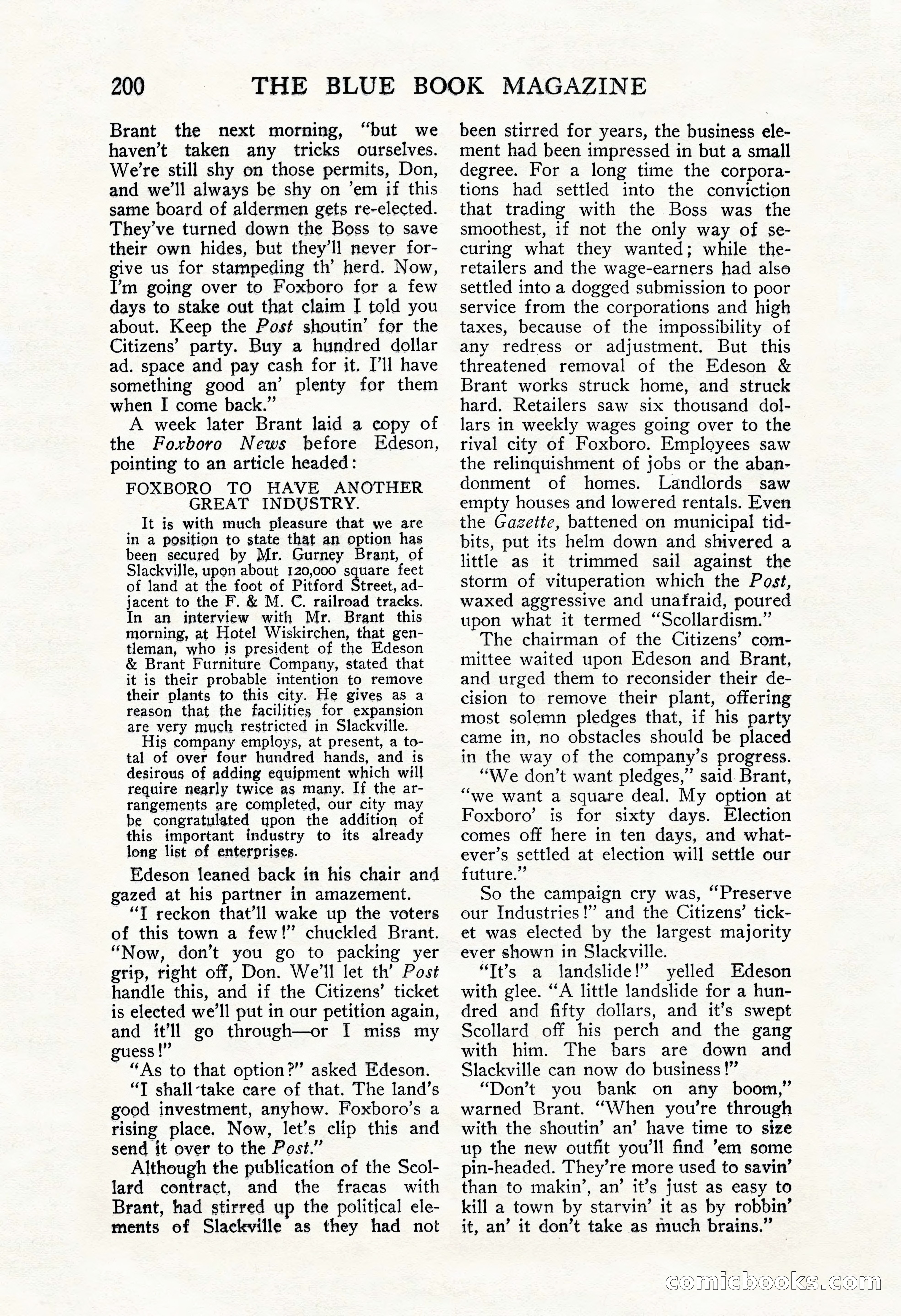 The Blue Book Magazine, November 1909 — page 204 of 254