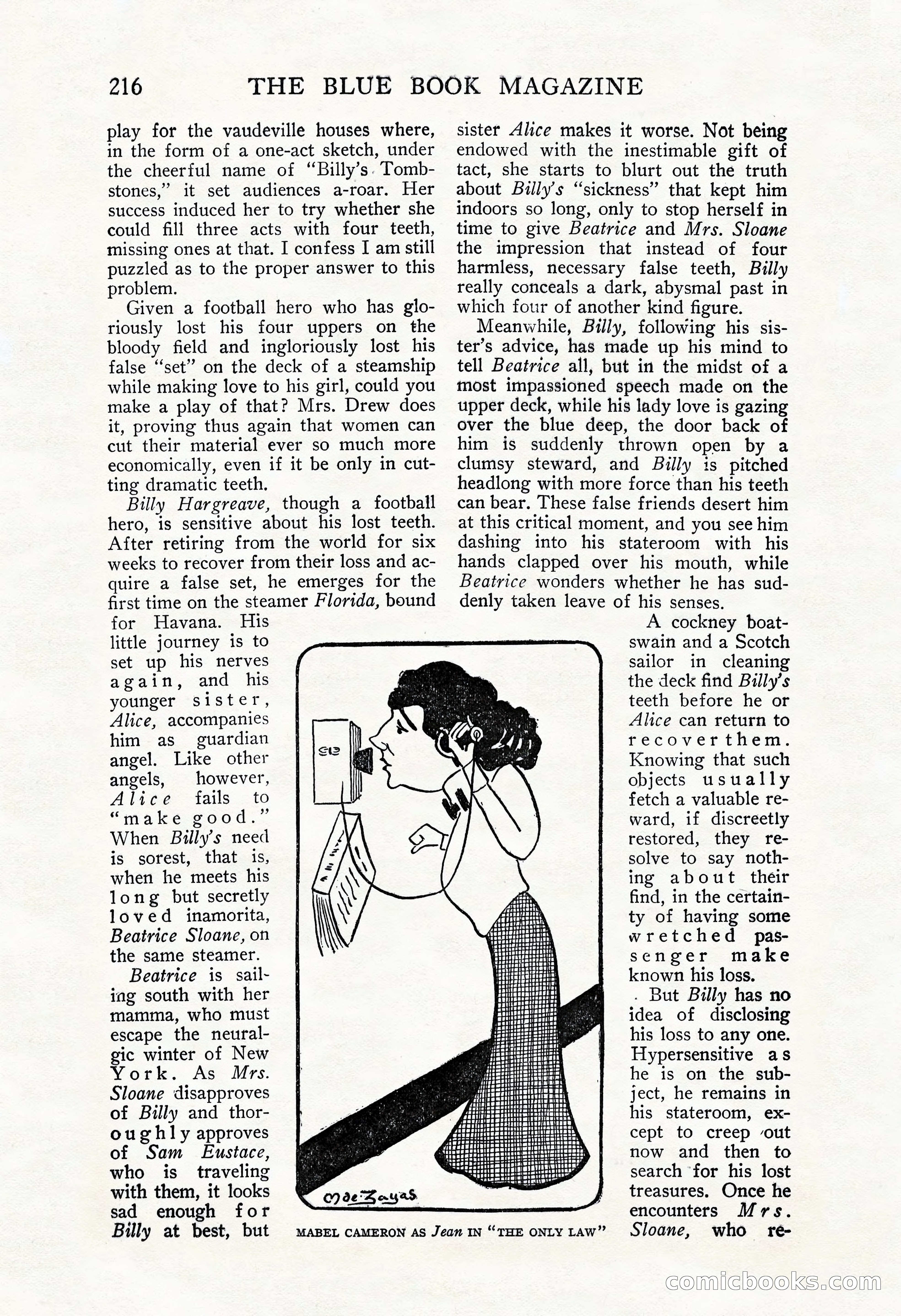 The Blue Book Magazine, November 1909 — page 220 of 254
