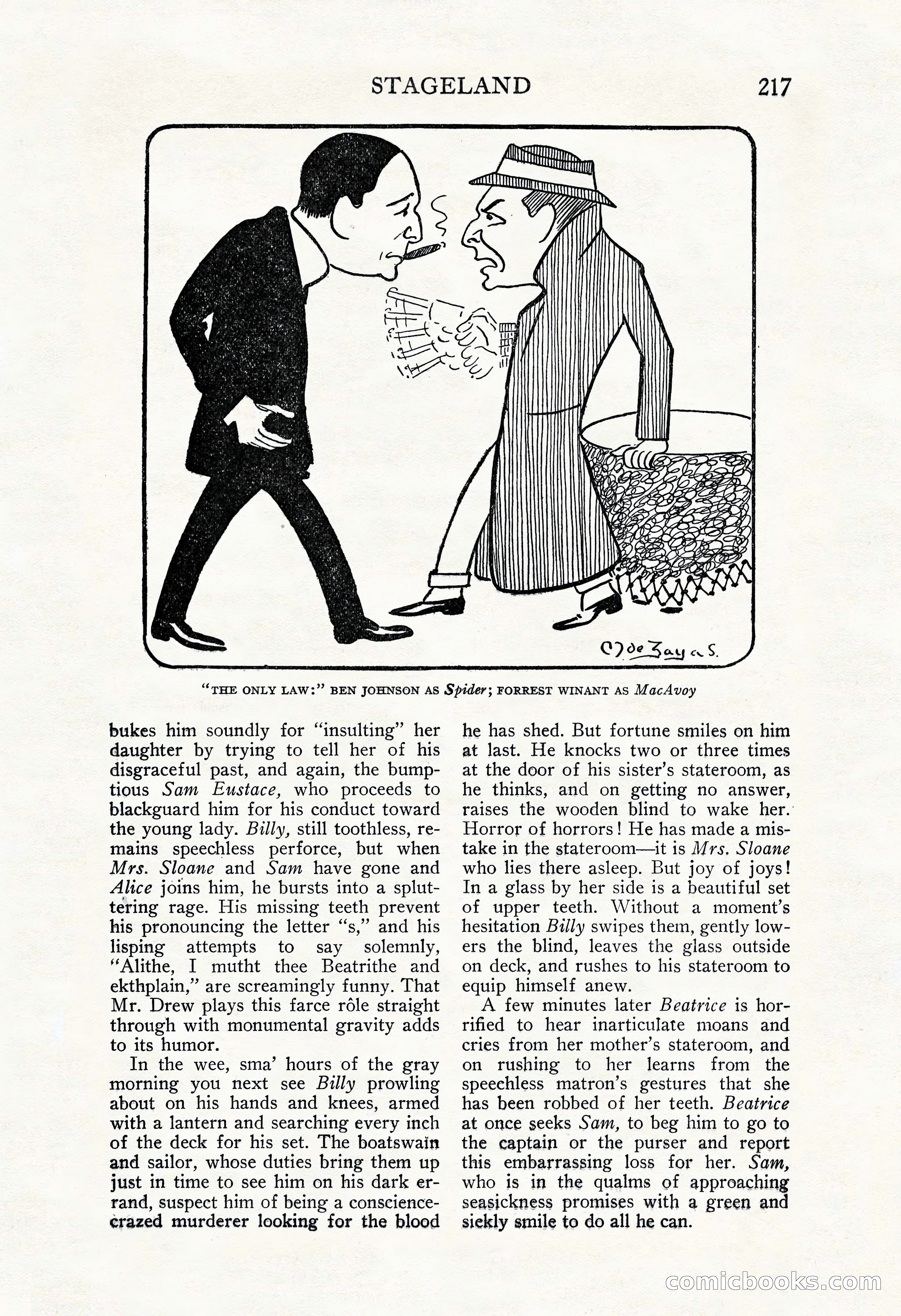 The Blue Book Magazine, November 1909 — page 221 of 254