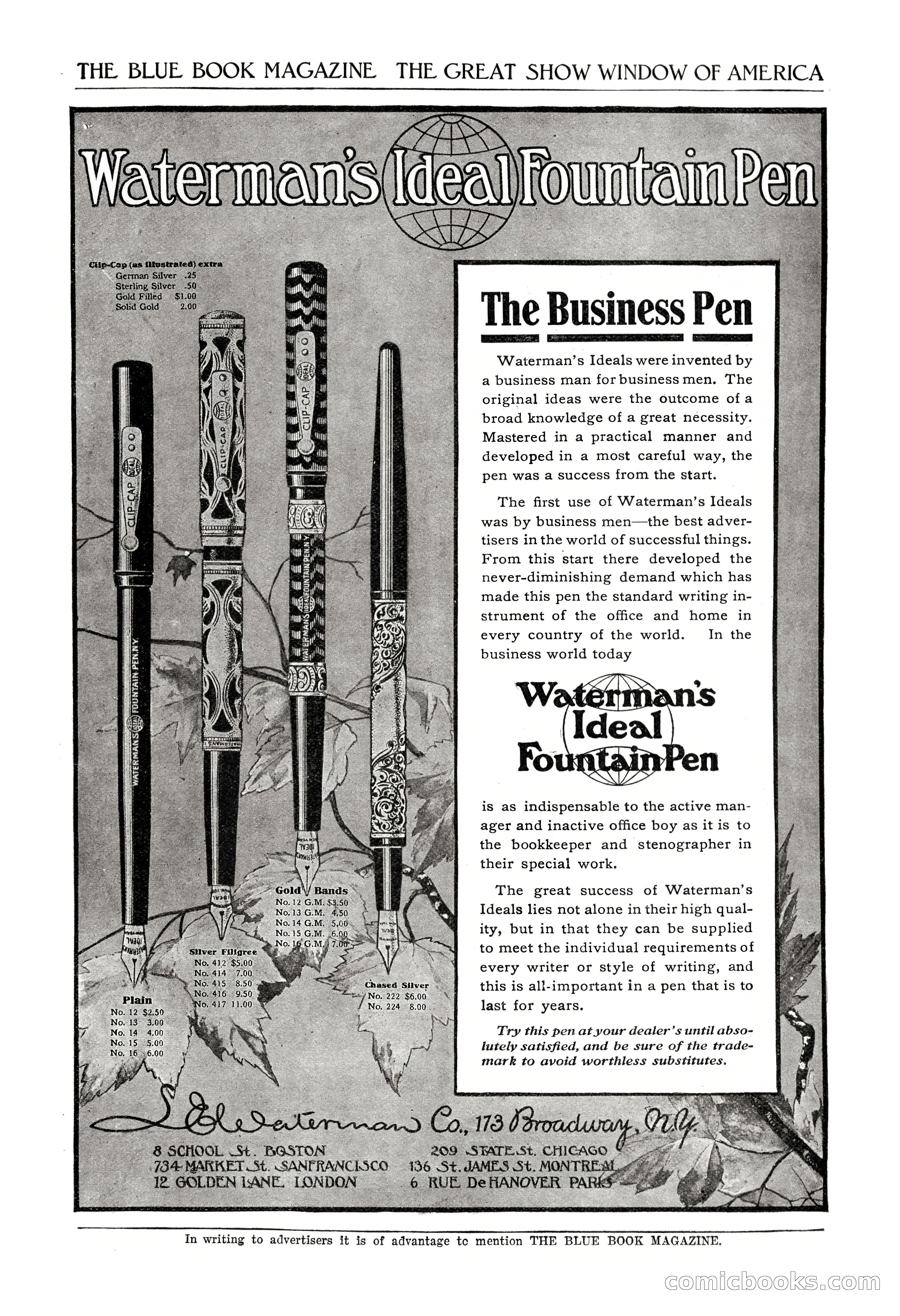 The Blue Book Magazine, November 1909 — page 229 of 254