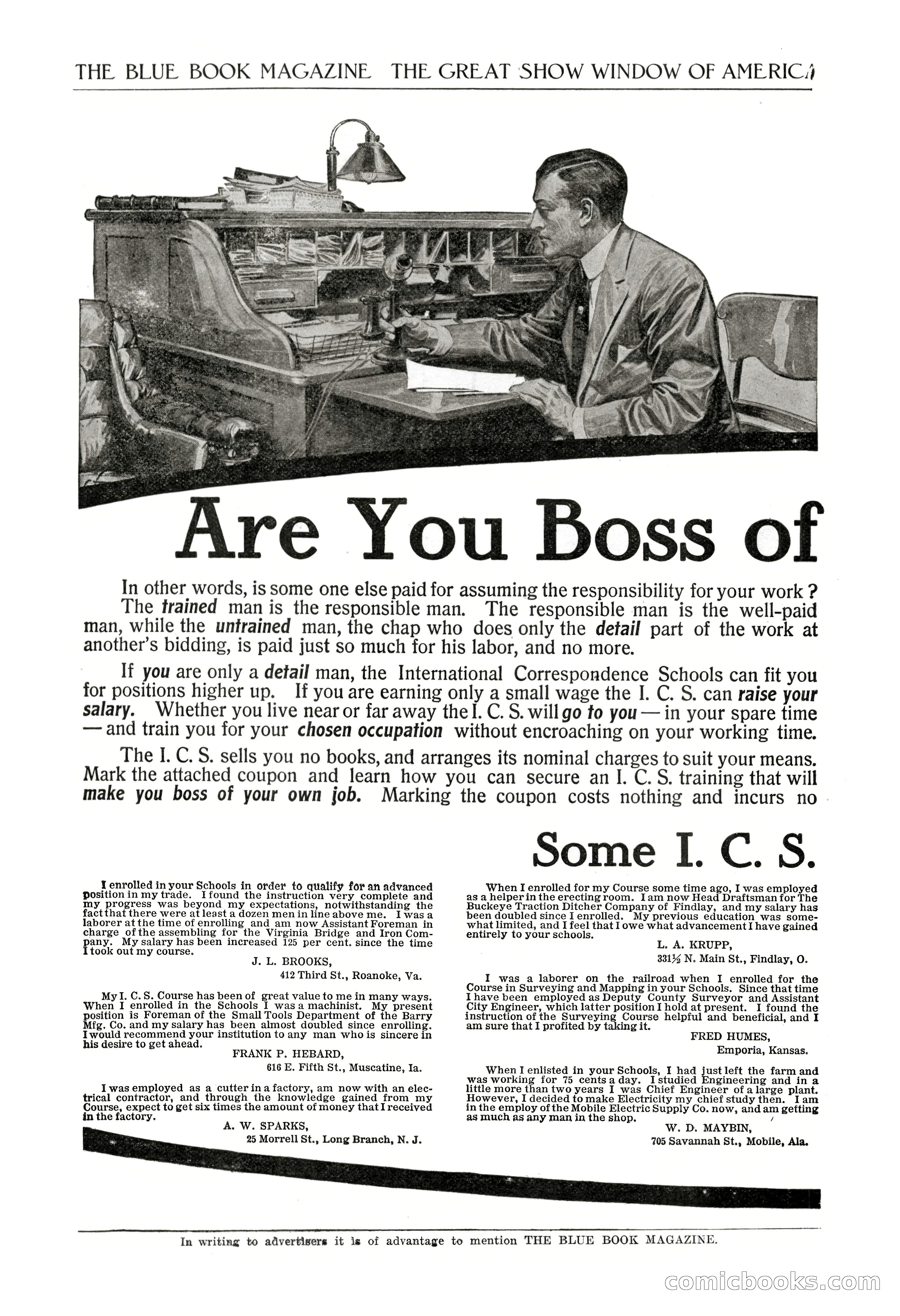 The Blue Book Magazine, November 1909 — page 230 of 254