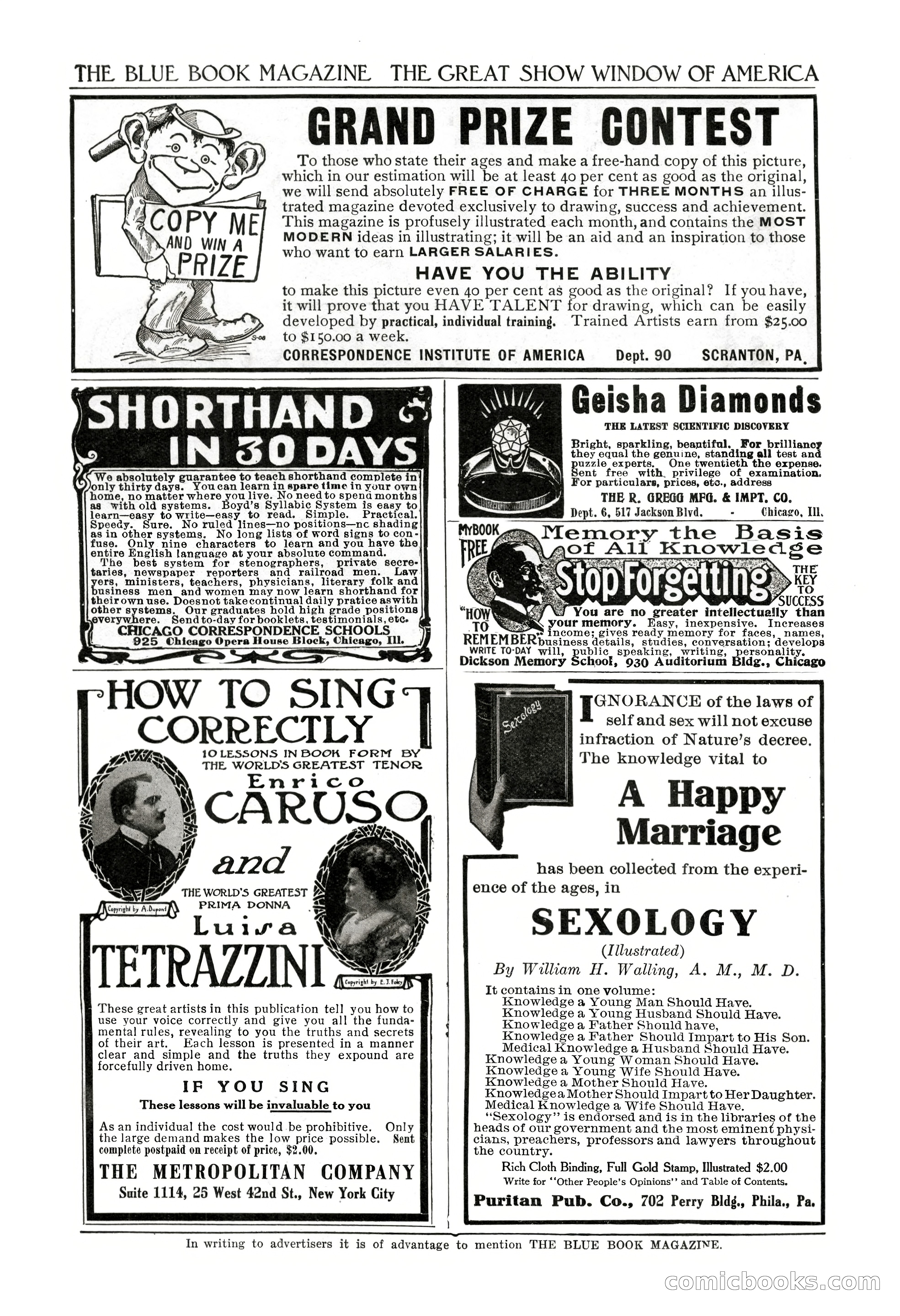 The Blue Book Magazine, November 1909 — page 246 of 254