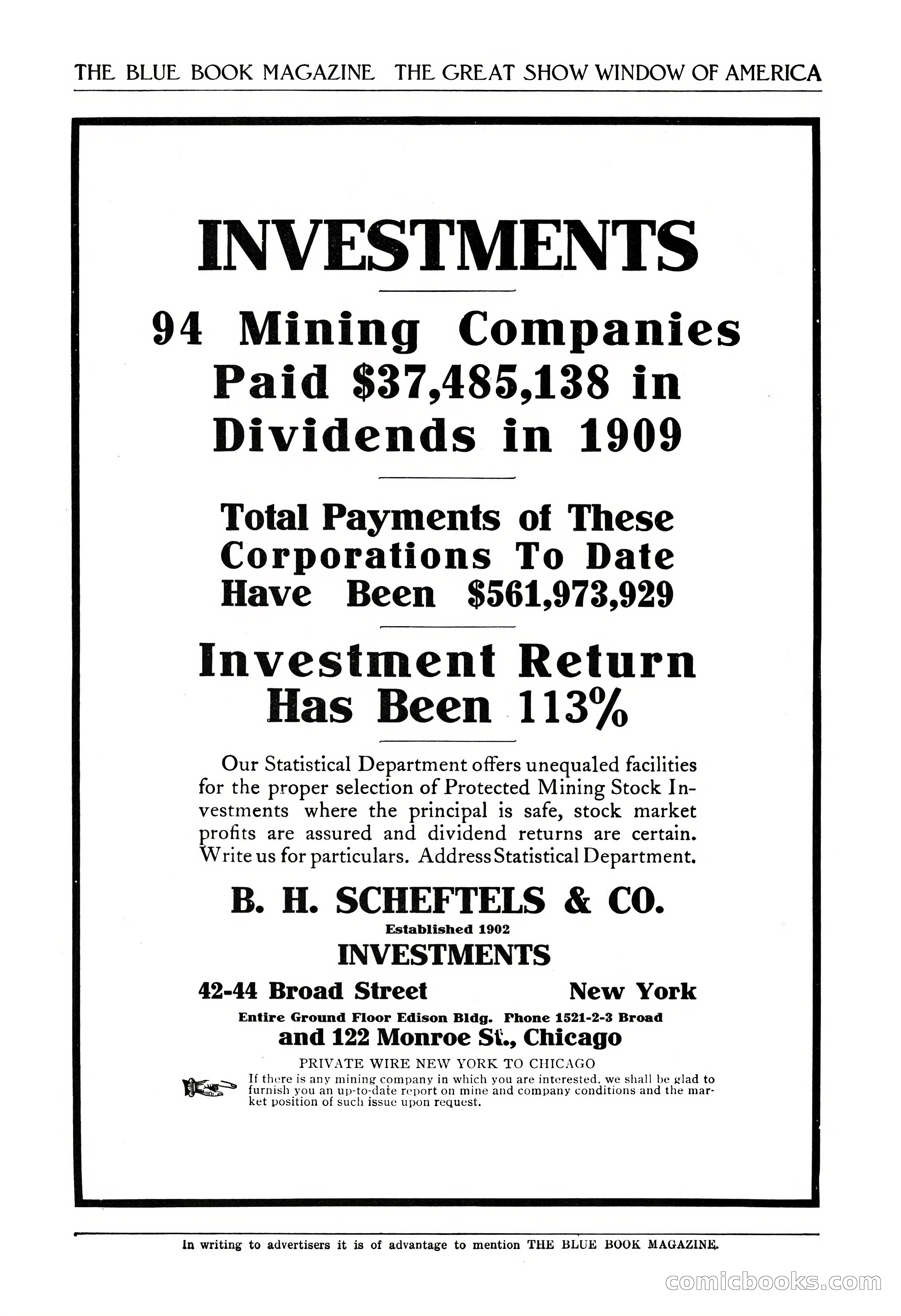 The Blue Book Magazine, November 1909 — page 249 of 254