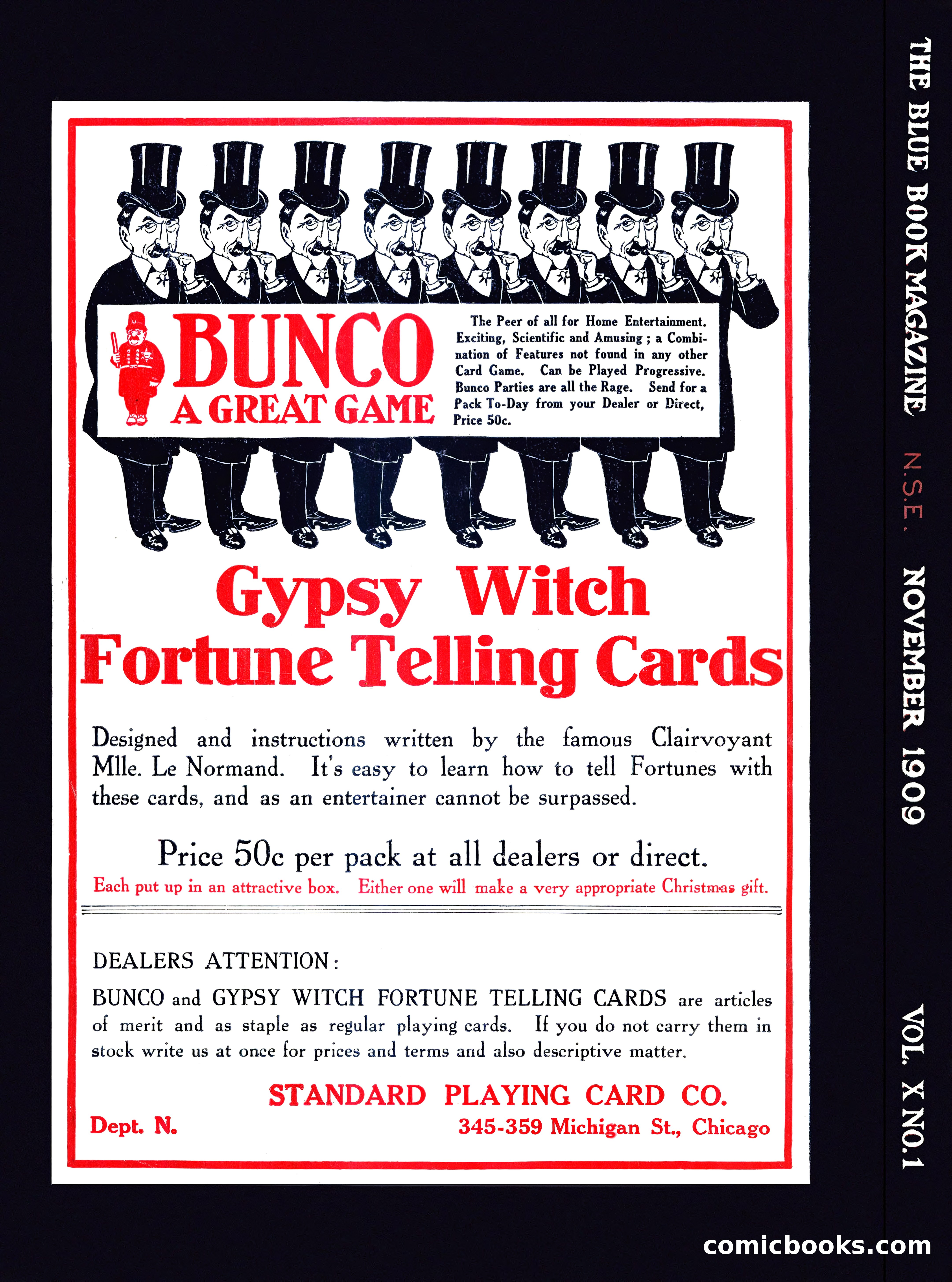 The Blue Book Magazine, November 1909 — page 254 of 254