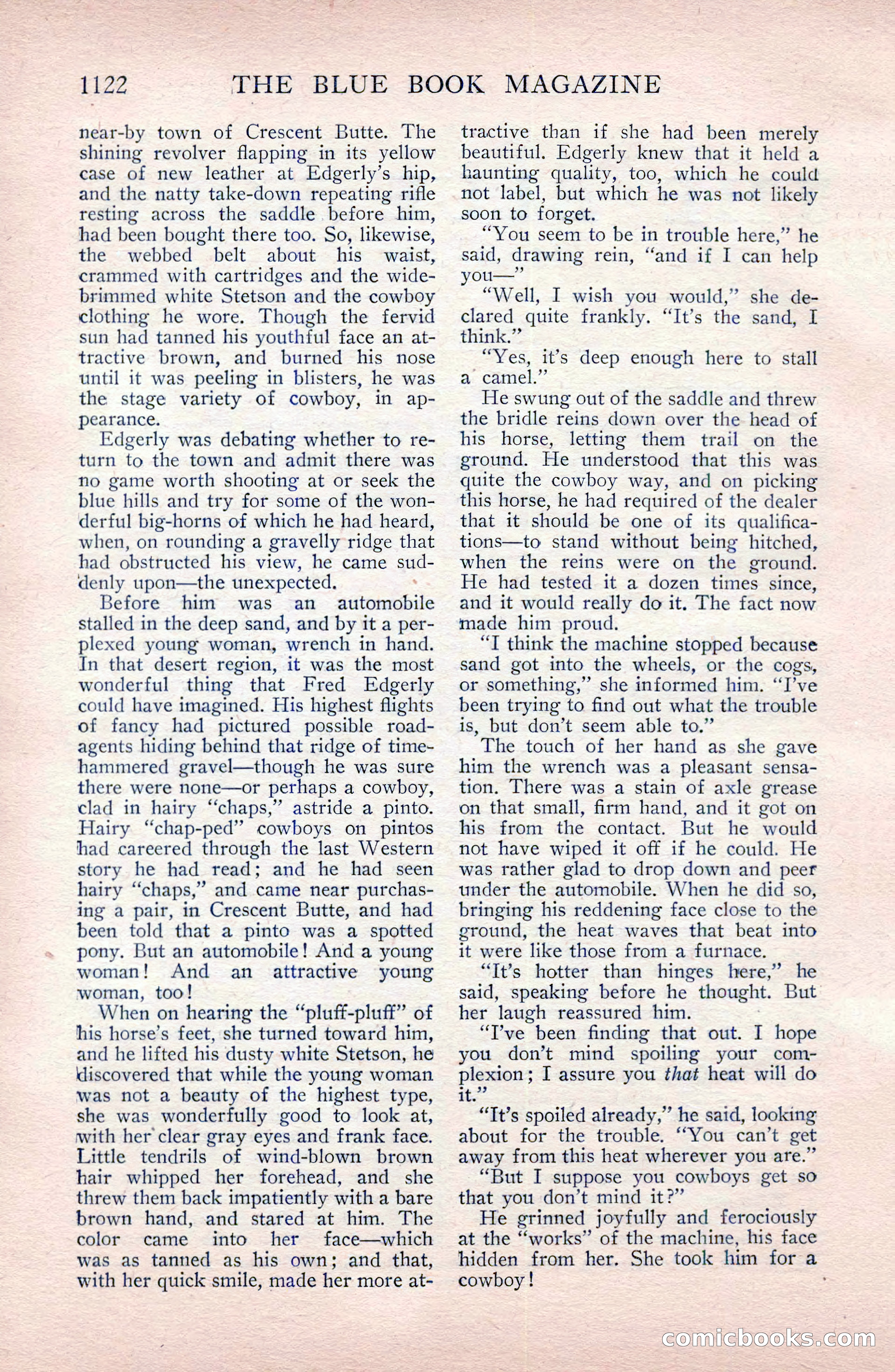 The Blue Book Magazine, April 1911 — page 38 of 250