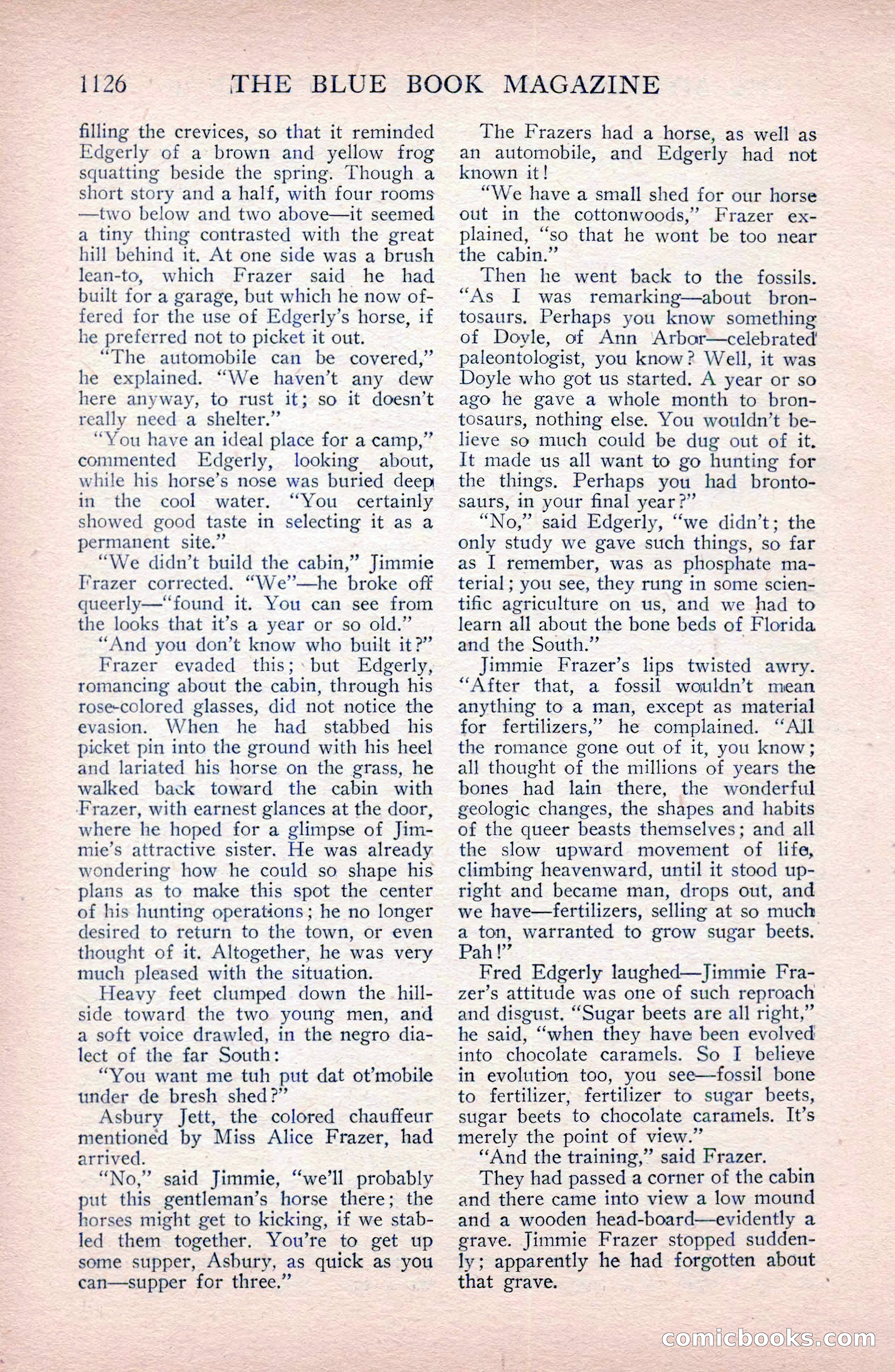 The Blue Book Magazine, April 1911 — page 42 of 250