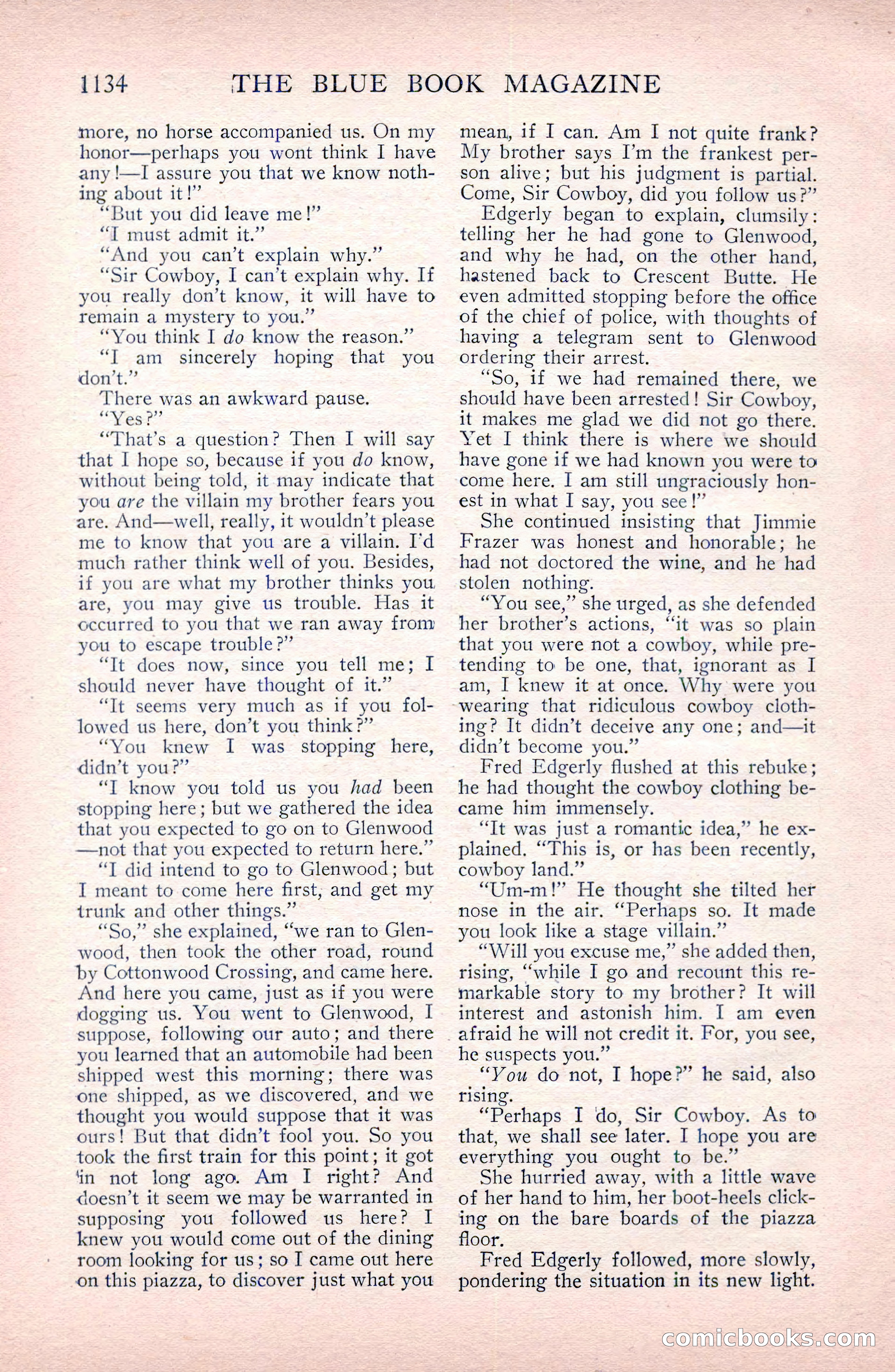The Blue Book Magazine, April 1911 — page 50 of 250