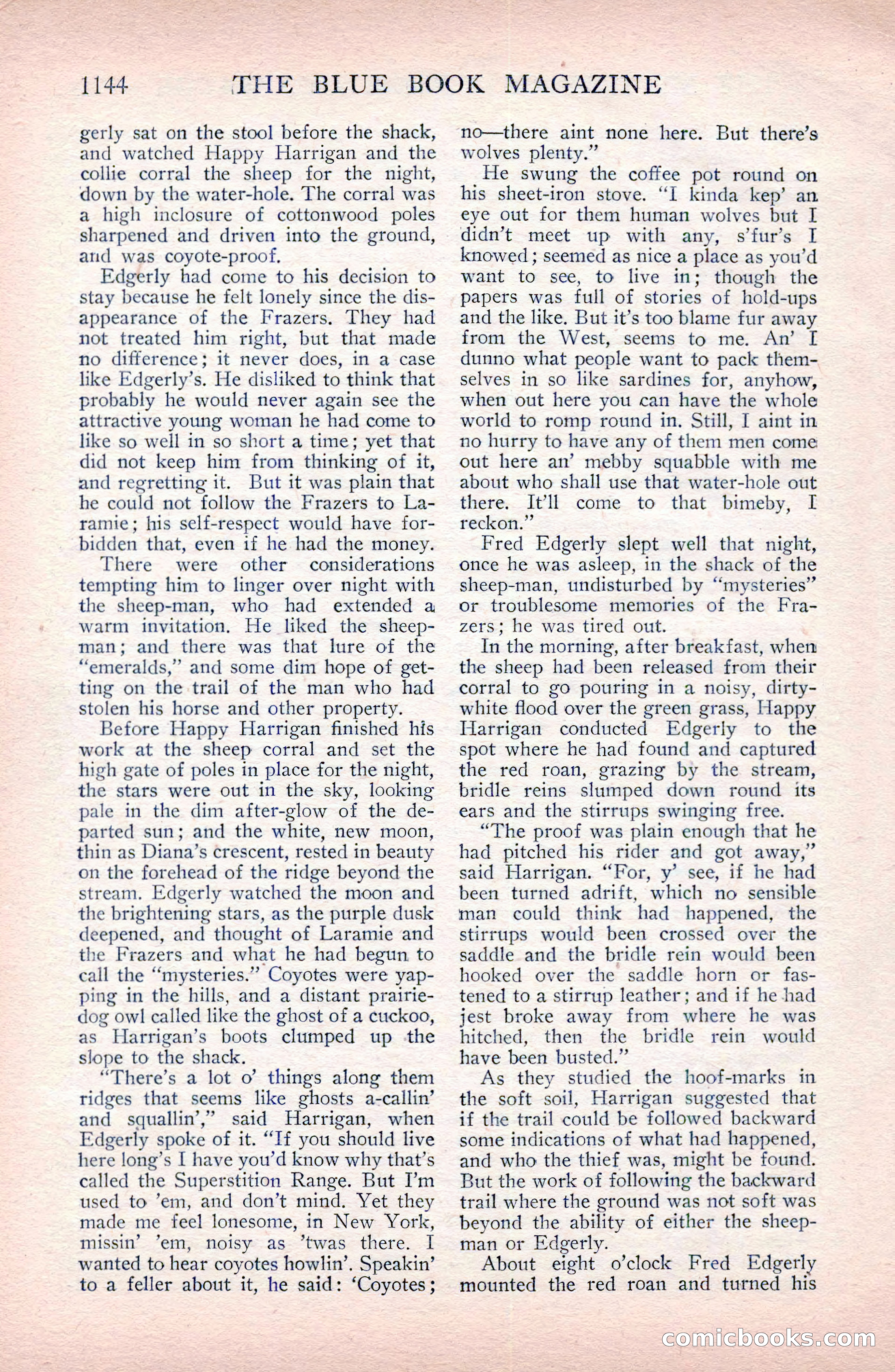 The Blue Book Magazine, April 1911 — page 60 of 250