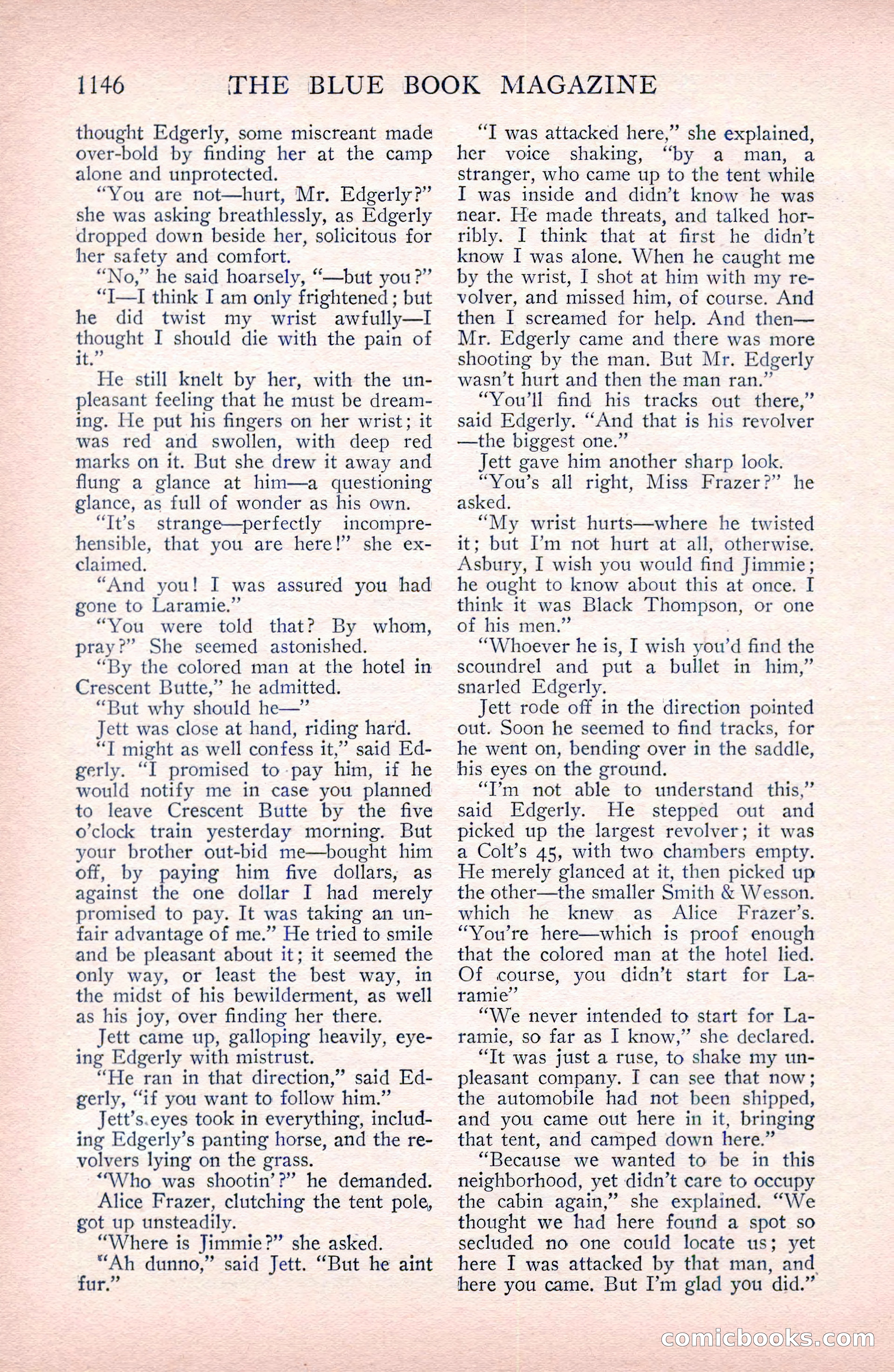 The Blue Book Magazine, April 1911 — page 62 of 250