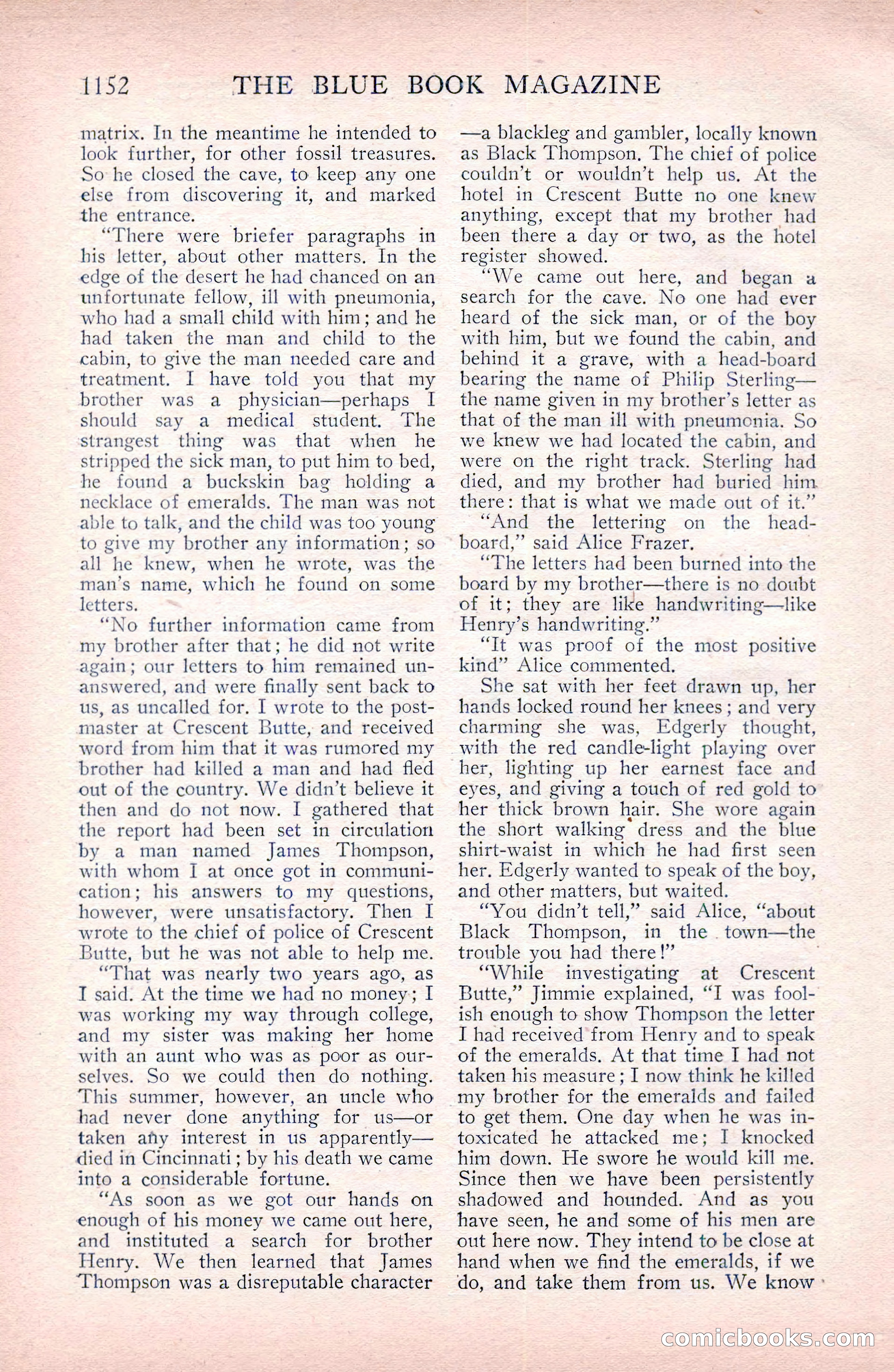 The Blue Book Magazine, April 1911 — page 68 of 250