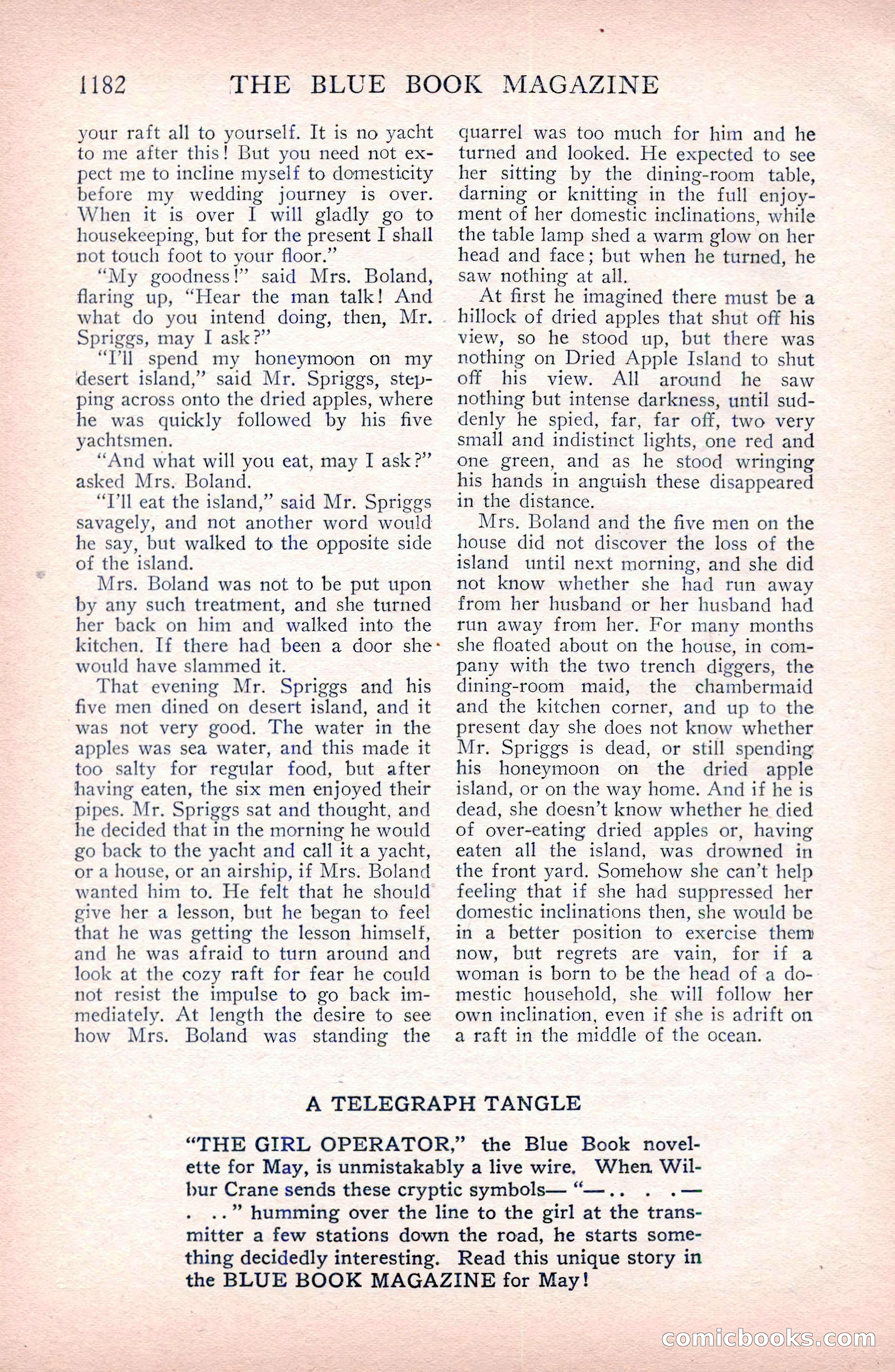 The Blue Book Magazine, April 1911 — page 98 of 250