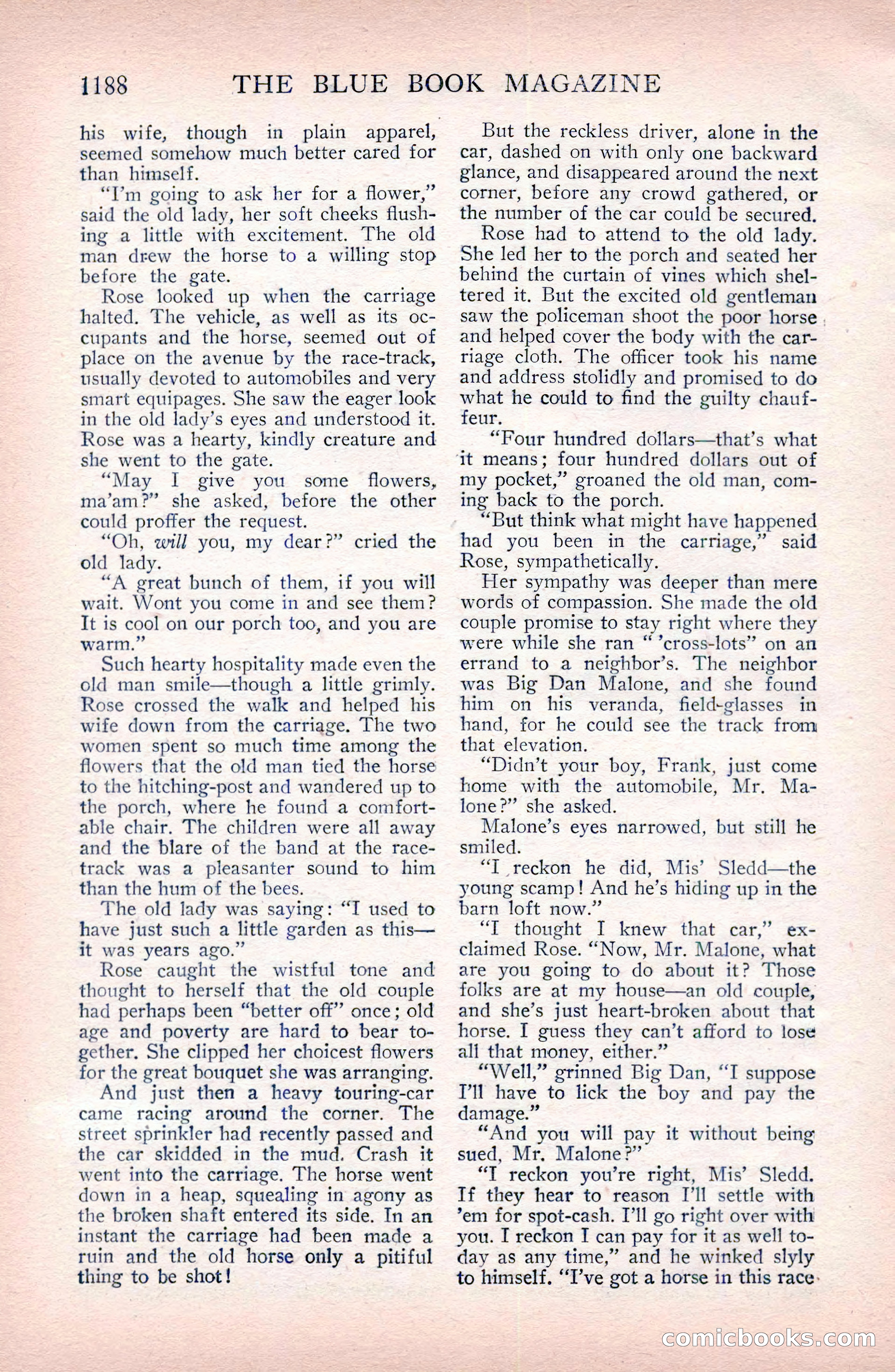 The Blue Book Magazine, April 1911 — page 104 of 250
