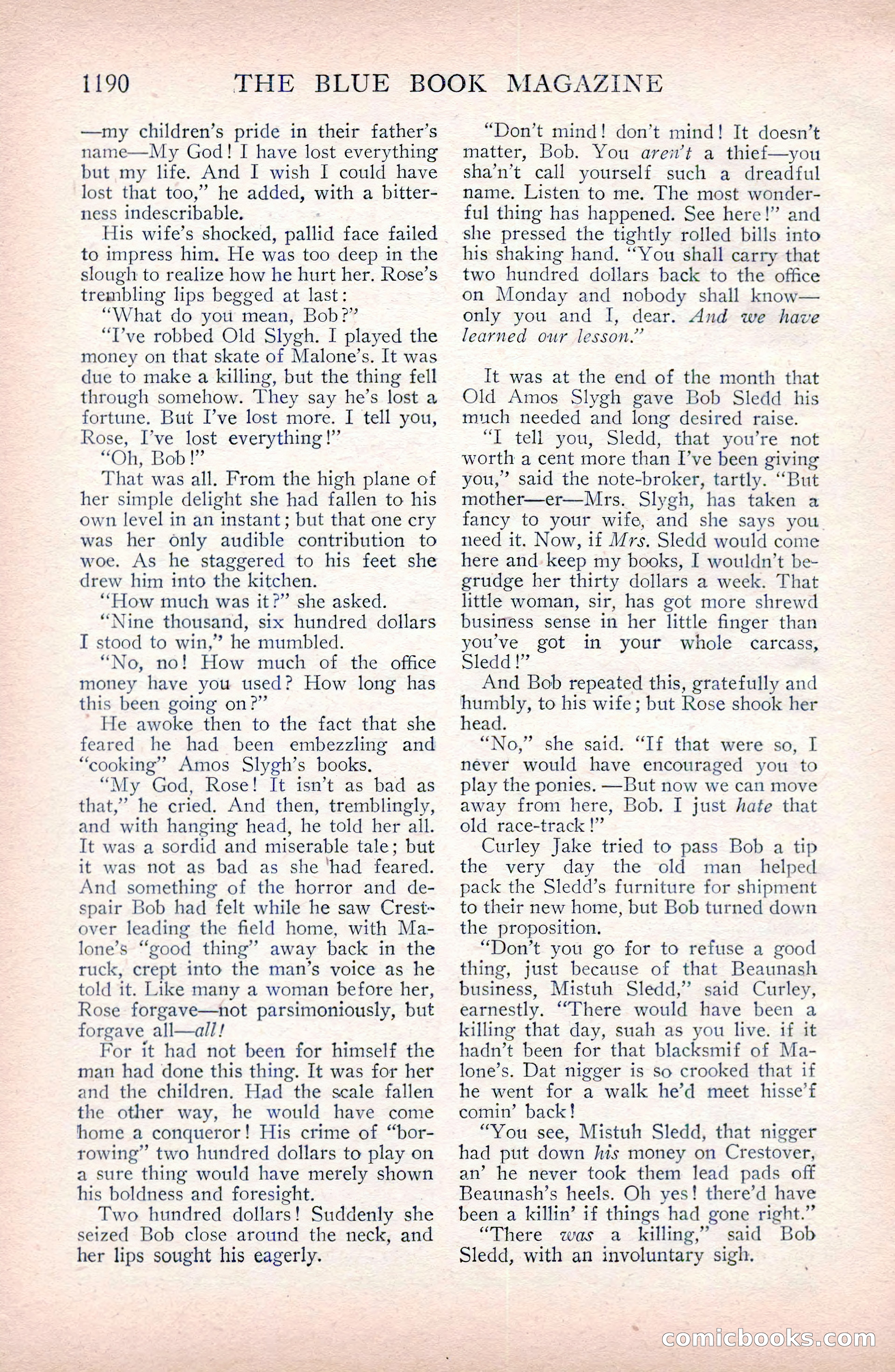 The Blue Book Magazine, April 1911 — page 106 of 250