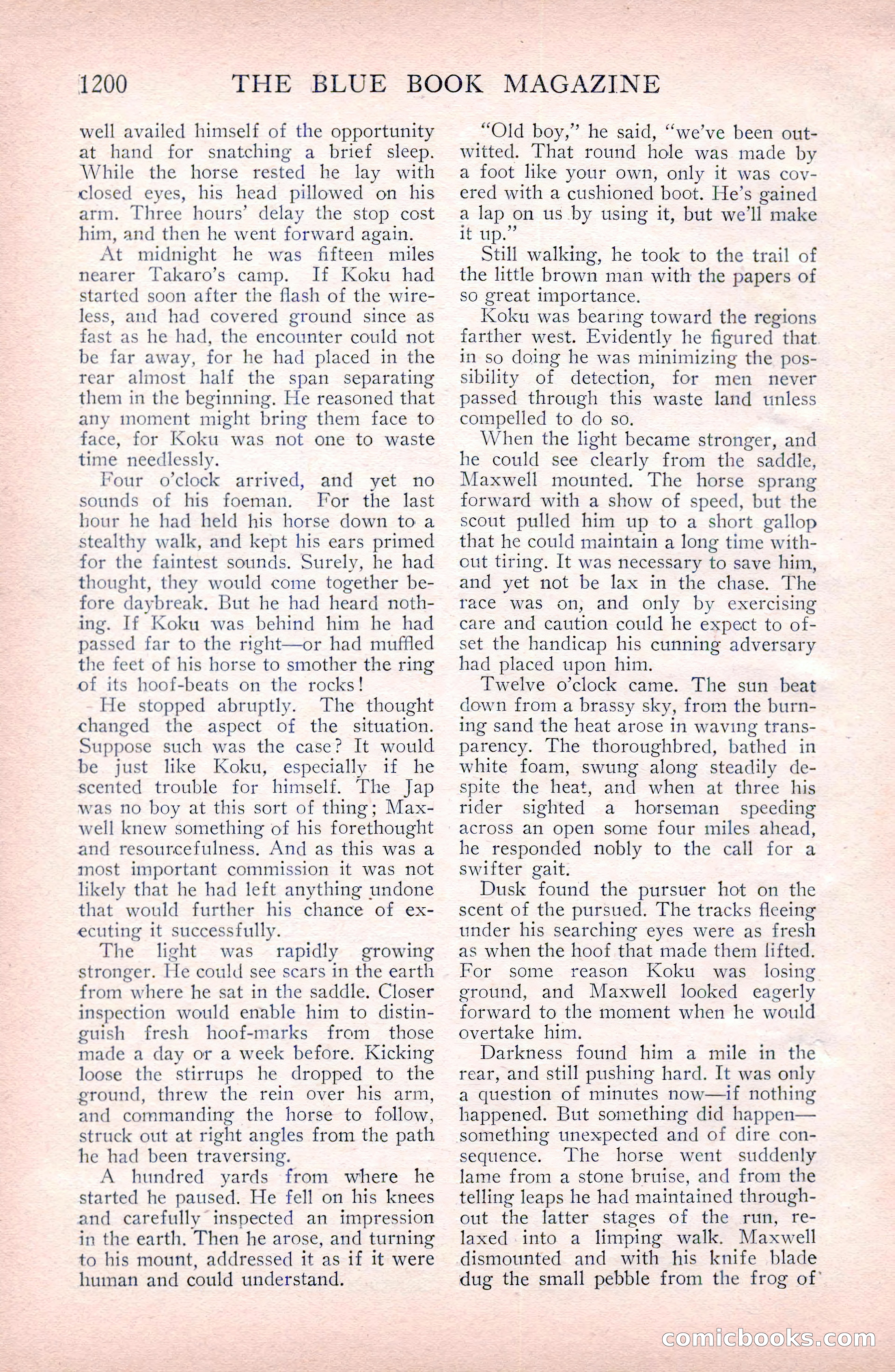 The Blue Book Magazine, April 1911 — page 116 of 250