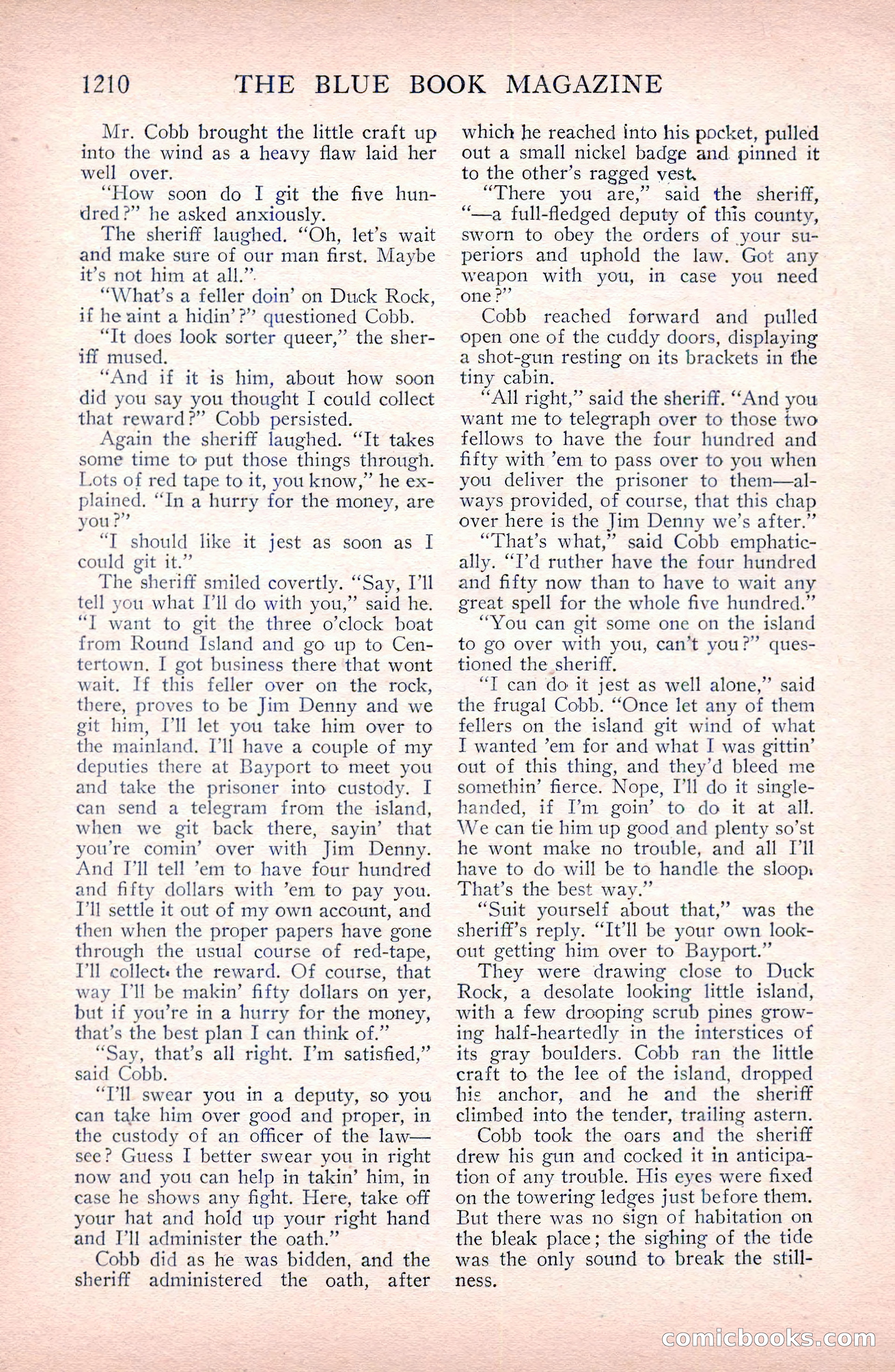 The Blue Book Magazine, April 1911 — page 126 of 250