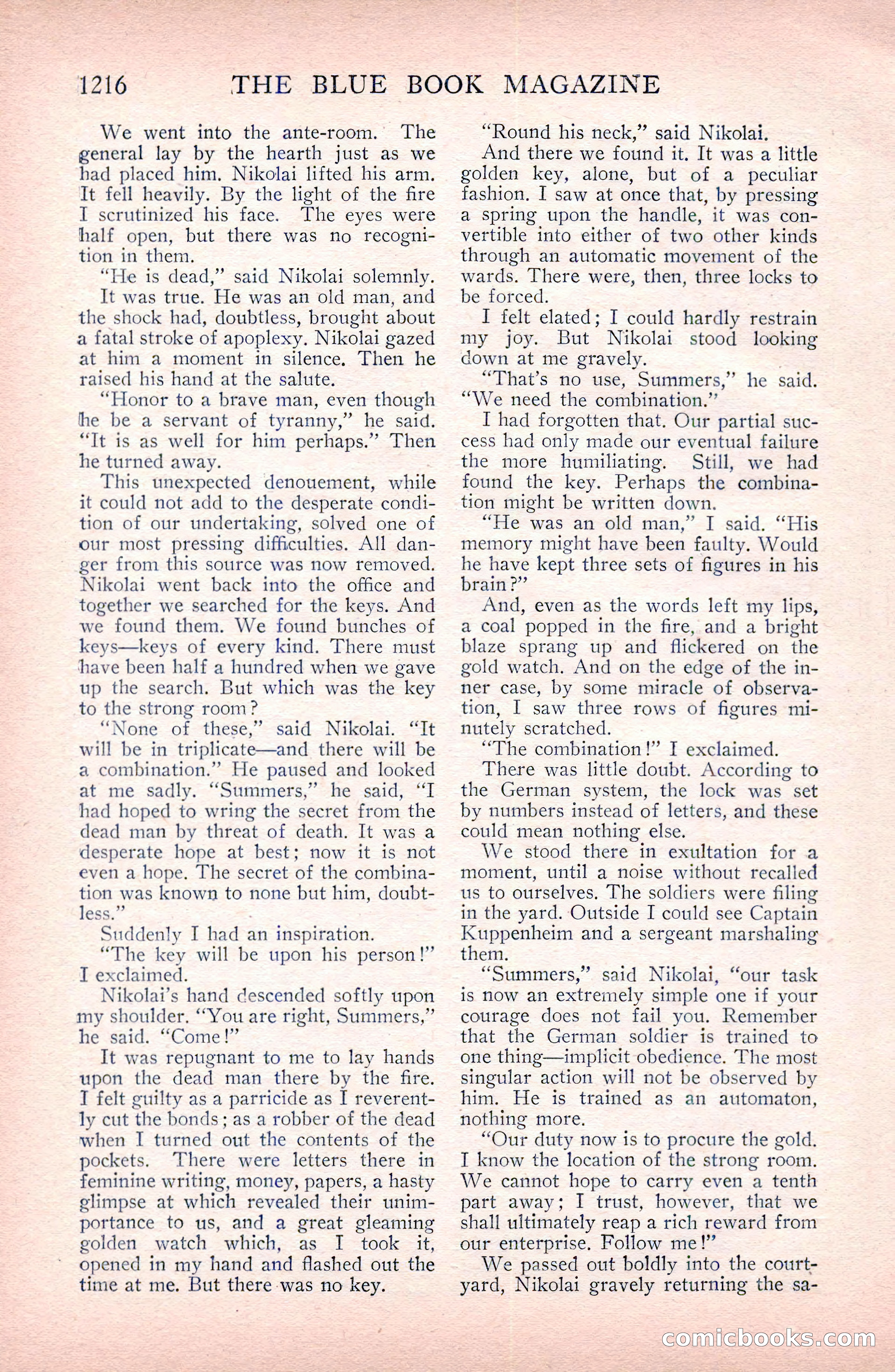The Blue Book Magazine, April 1911 — page 132 of 250