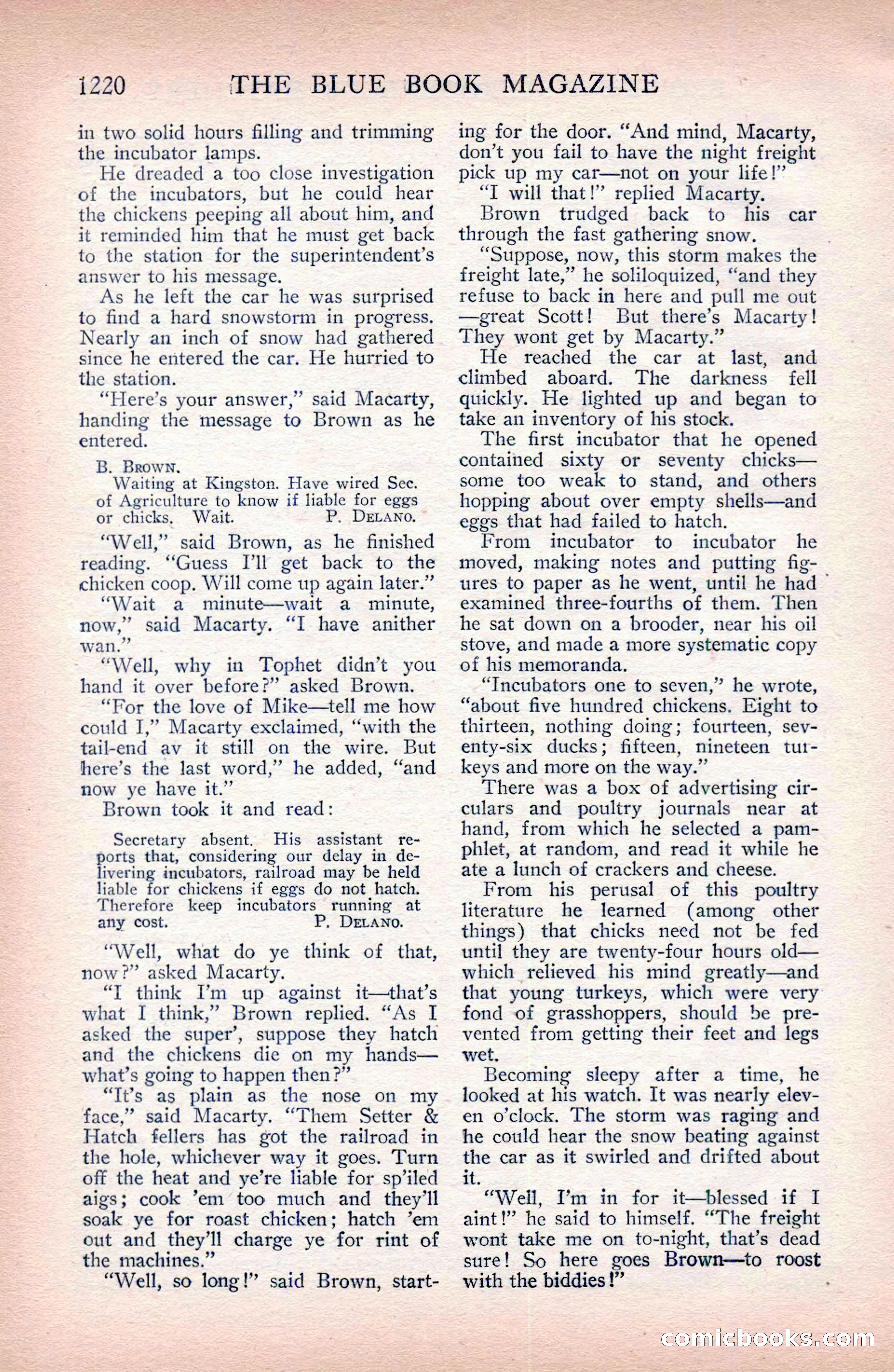 The Blue Book Magazine, April 1911 — page 136 of 250