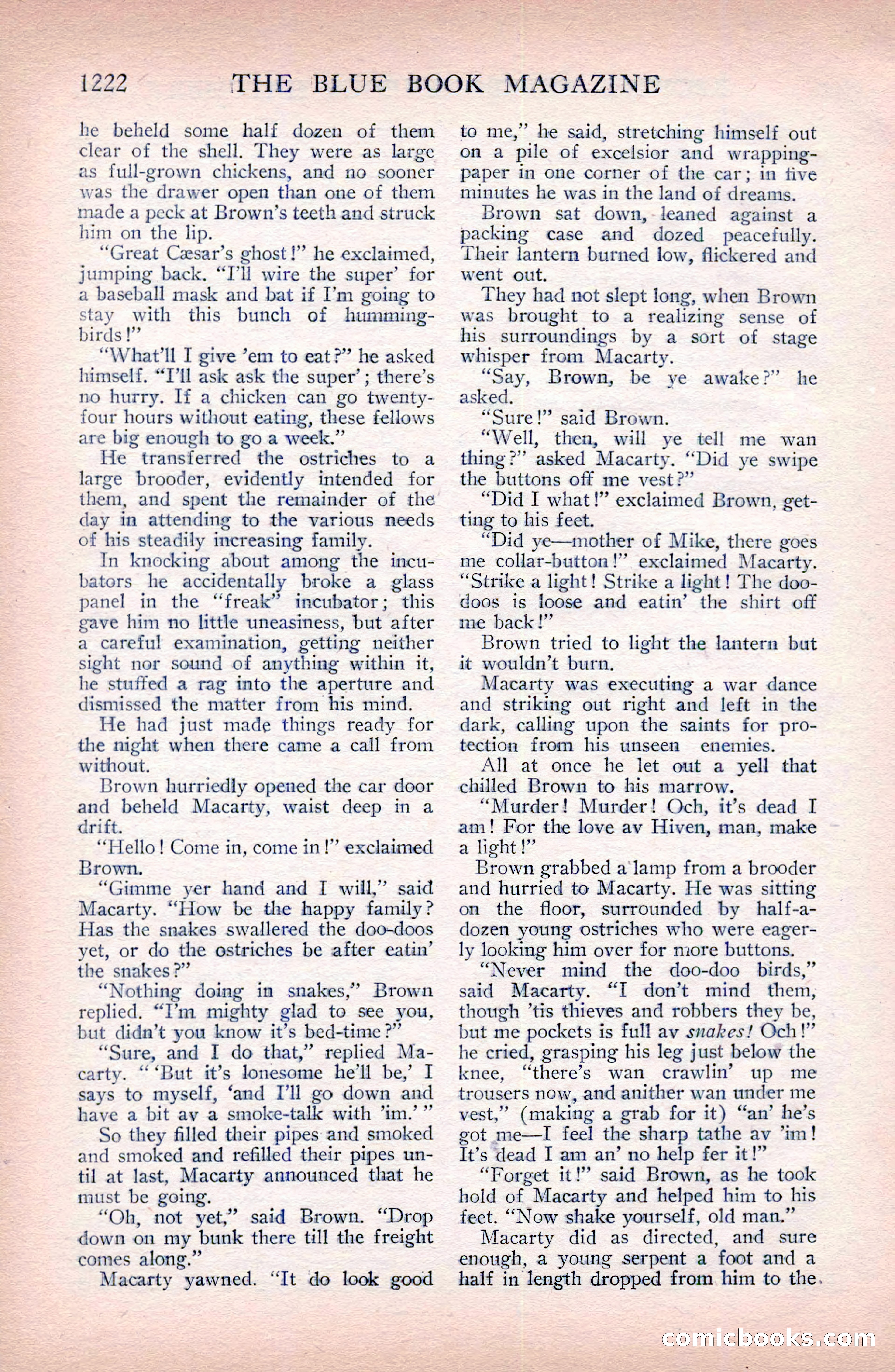 The Blue Book Magazine, April 1911 — page 138 of 250