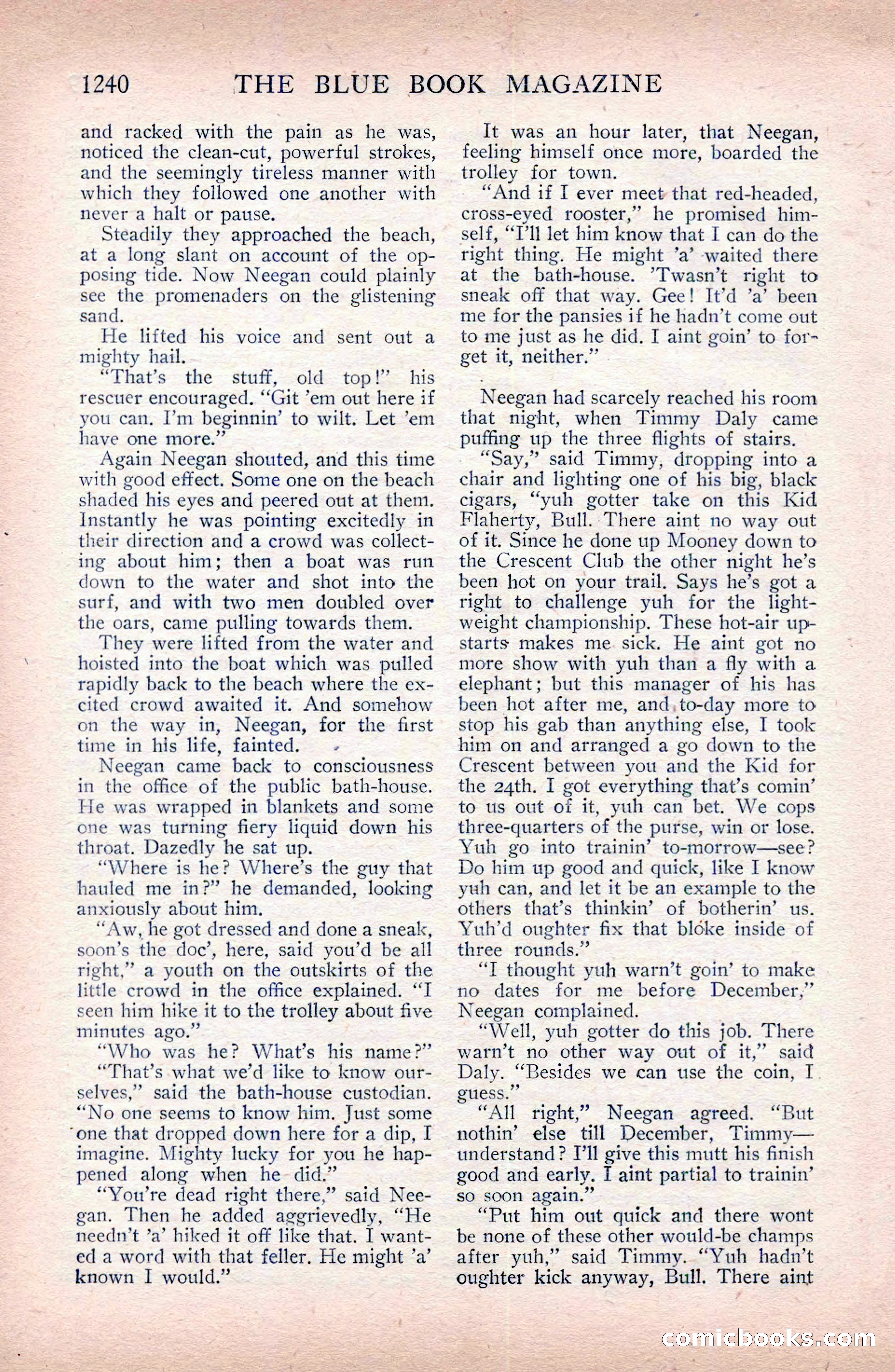 The Blue Book Magazine, April 1911 — page 156 of 250