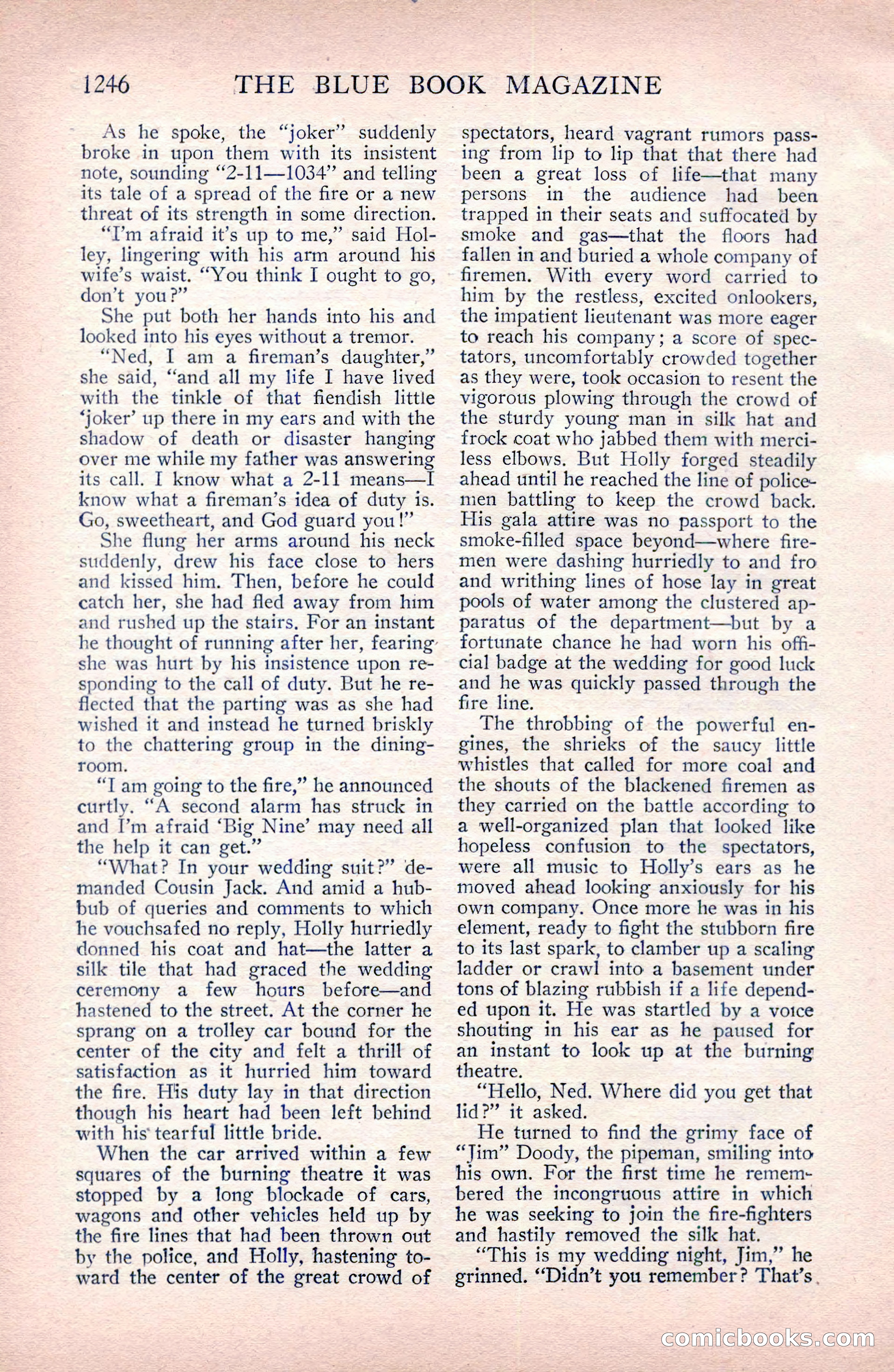 The Blue Book Magazine, April 1911 — page 162 of 250