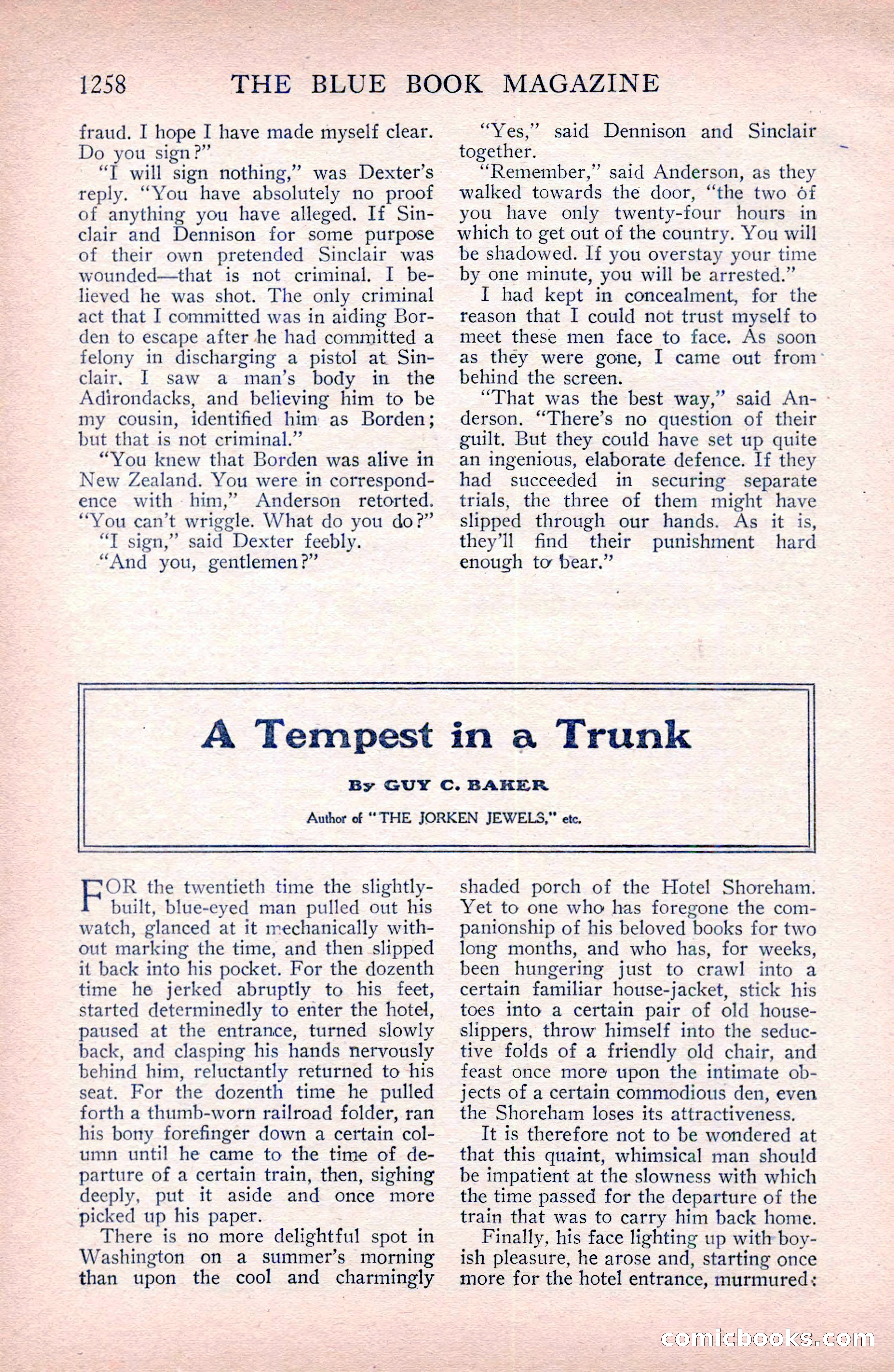 The Blue Book Magazine, April 1911 — page 174 of 250