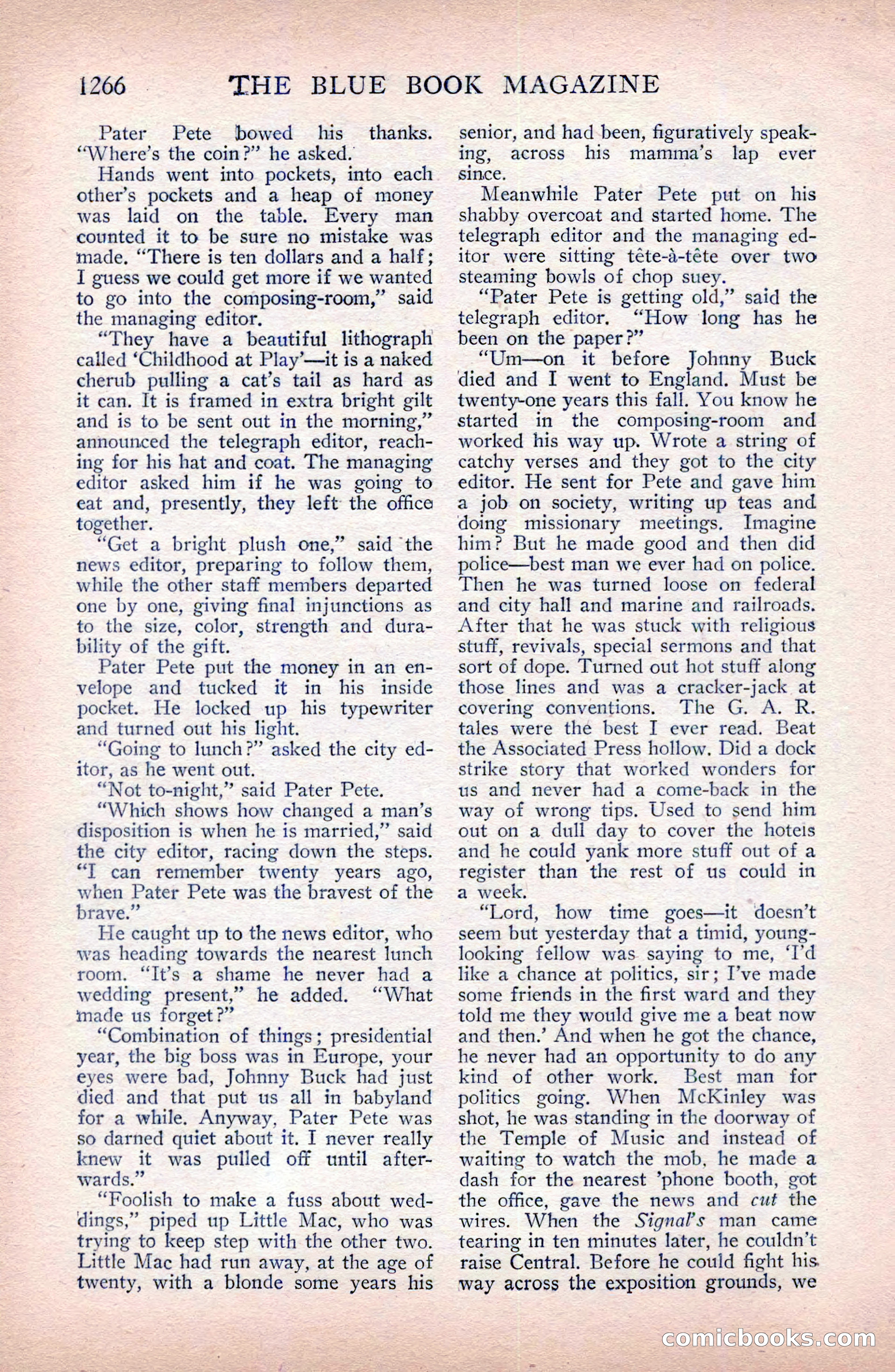 The Blue Book Magazine, April 1911 — page 182 of 250