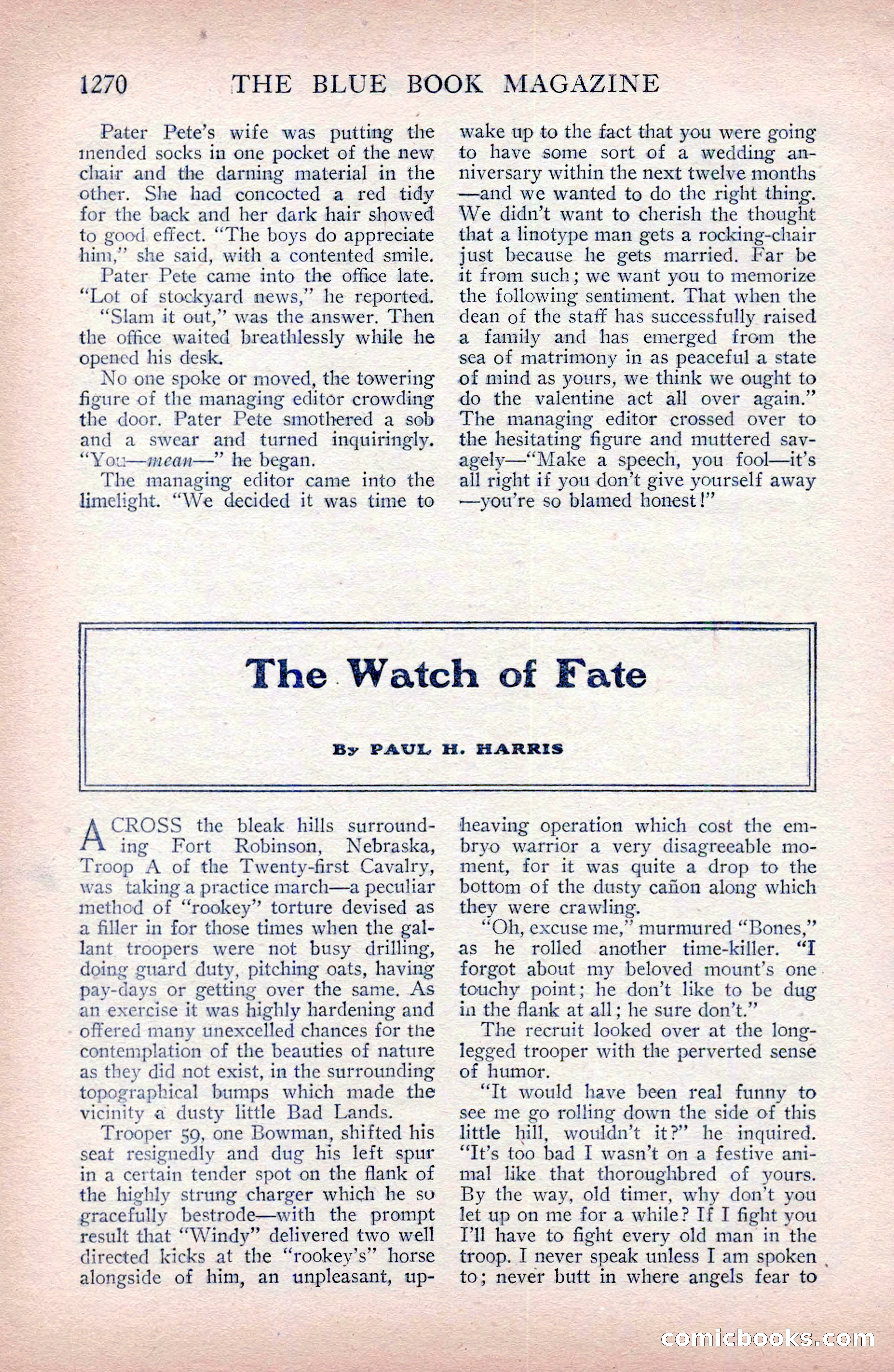 The Blue Book Magazine, April 1911 — page 186 of 250