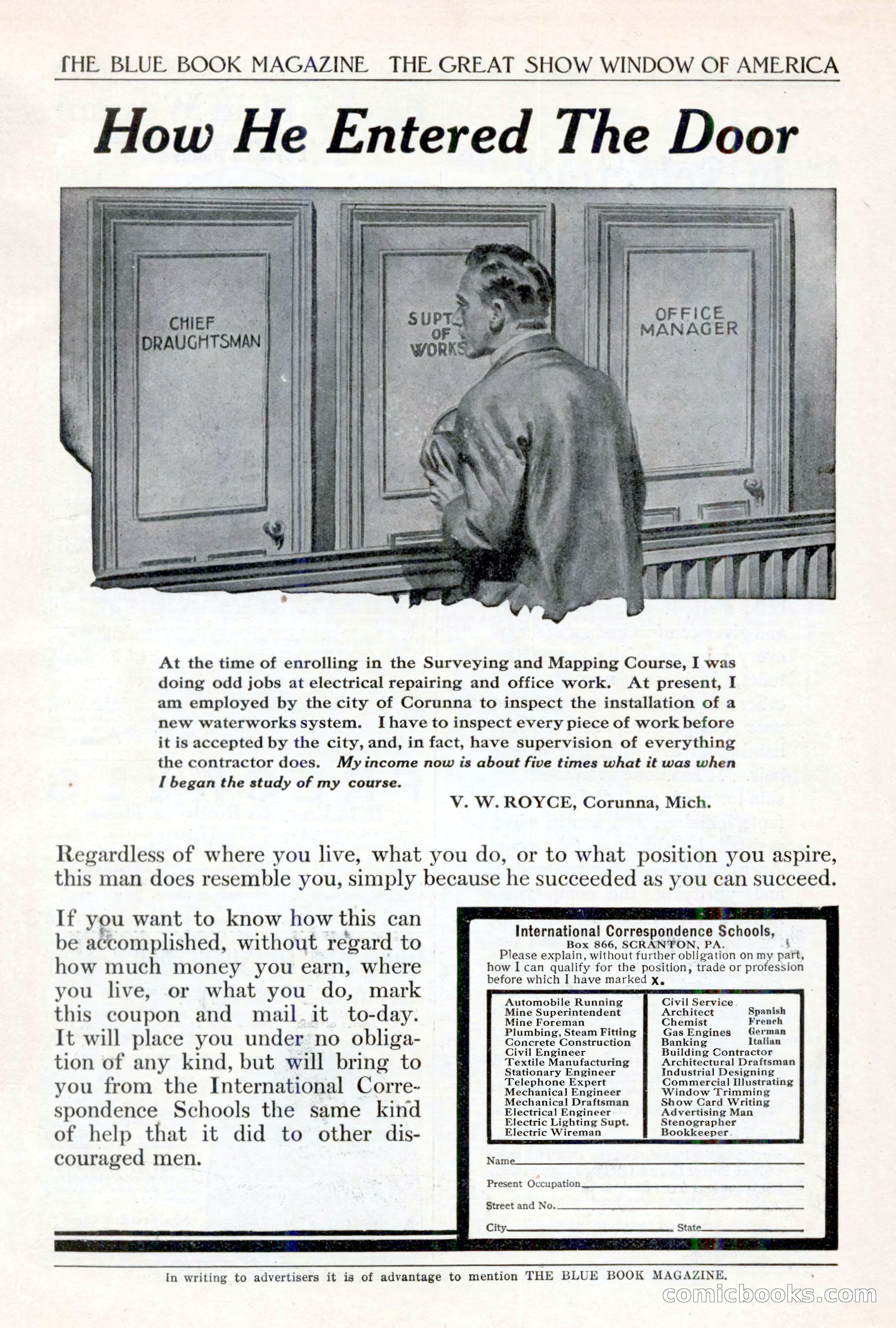 The Blue Book Magazine, April 1911 — page 231 of 250