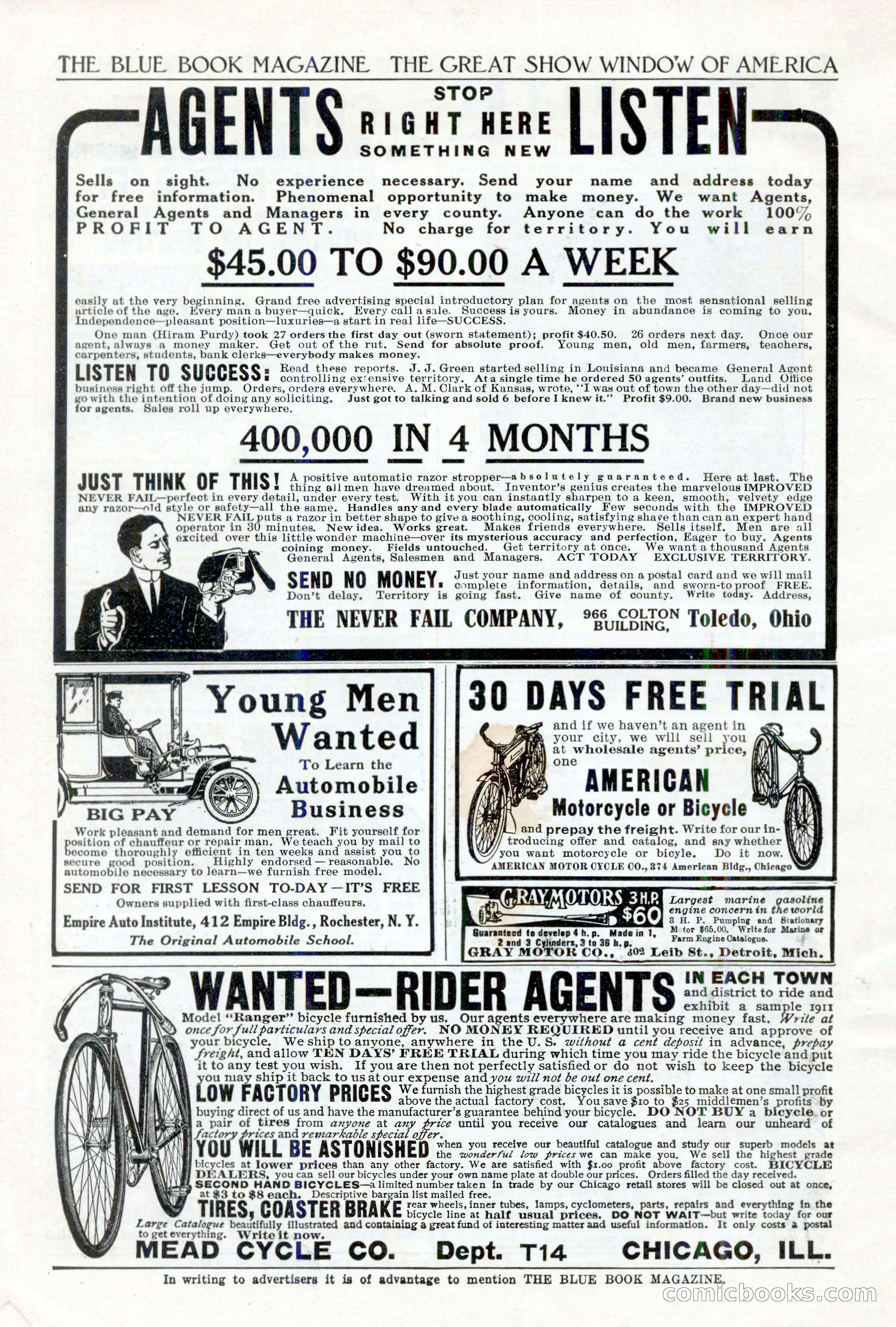 The Blue Book Magazine, April 1911 — page 246 of 250