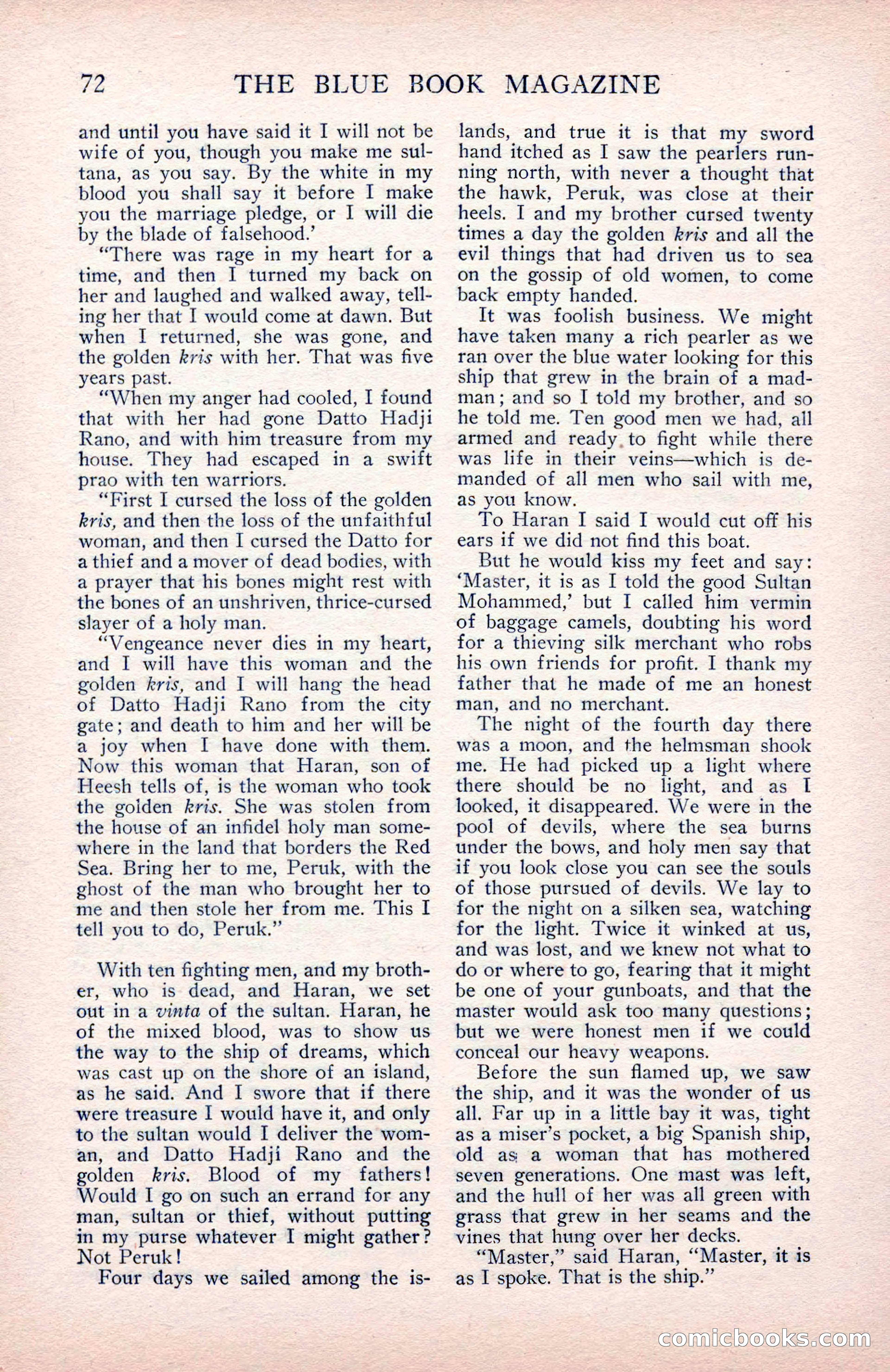 The Blue Book Magazine, May 1912 — page 74 of 244