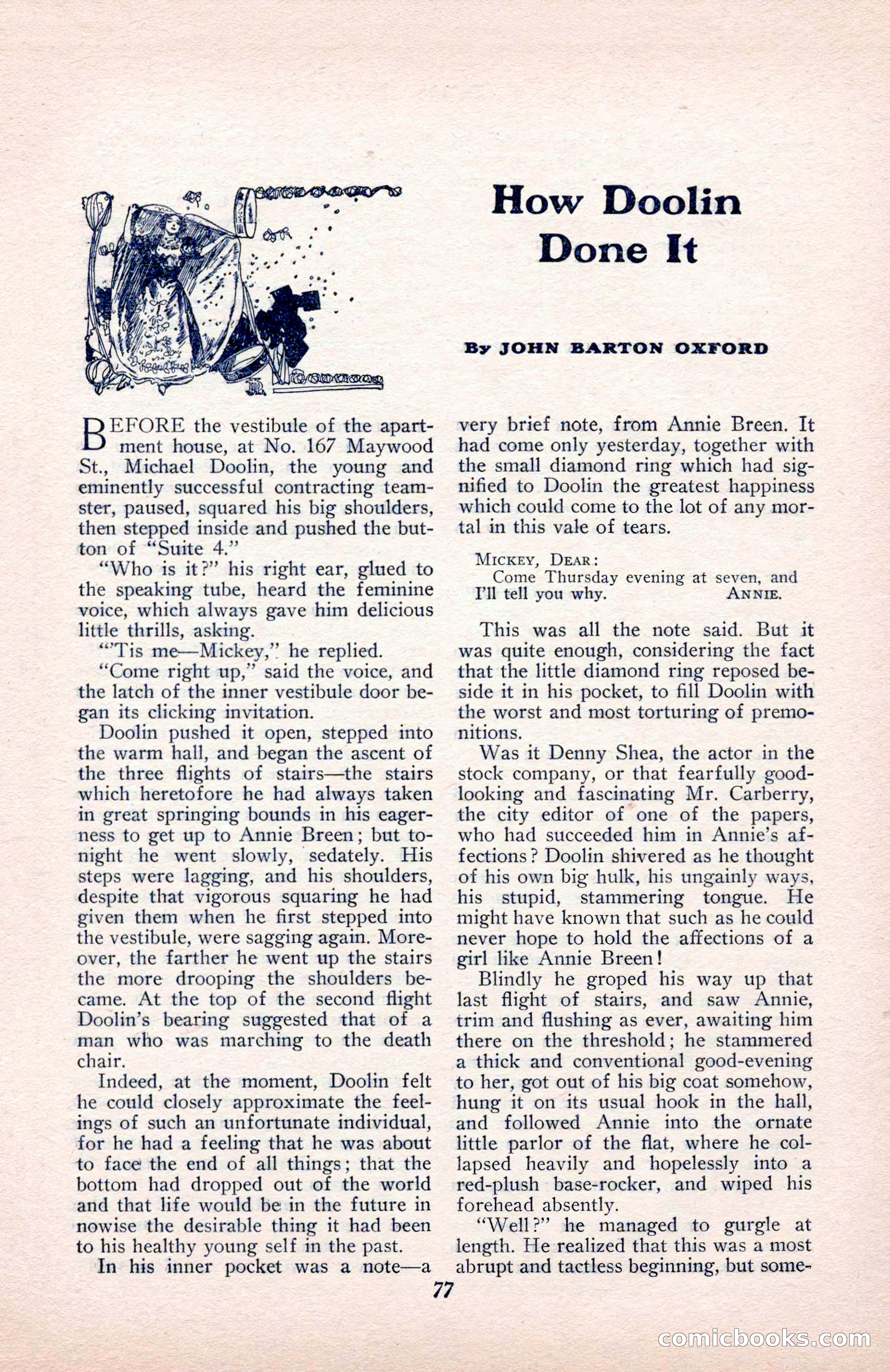 The Blue Book Magazine, May 1912 — page 79 of 244