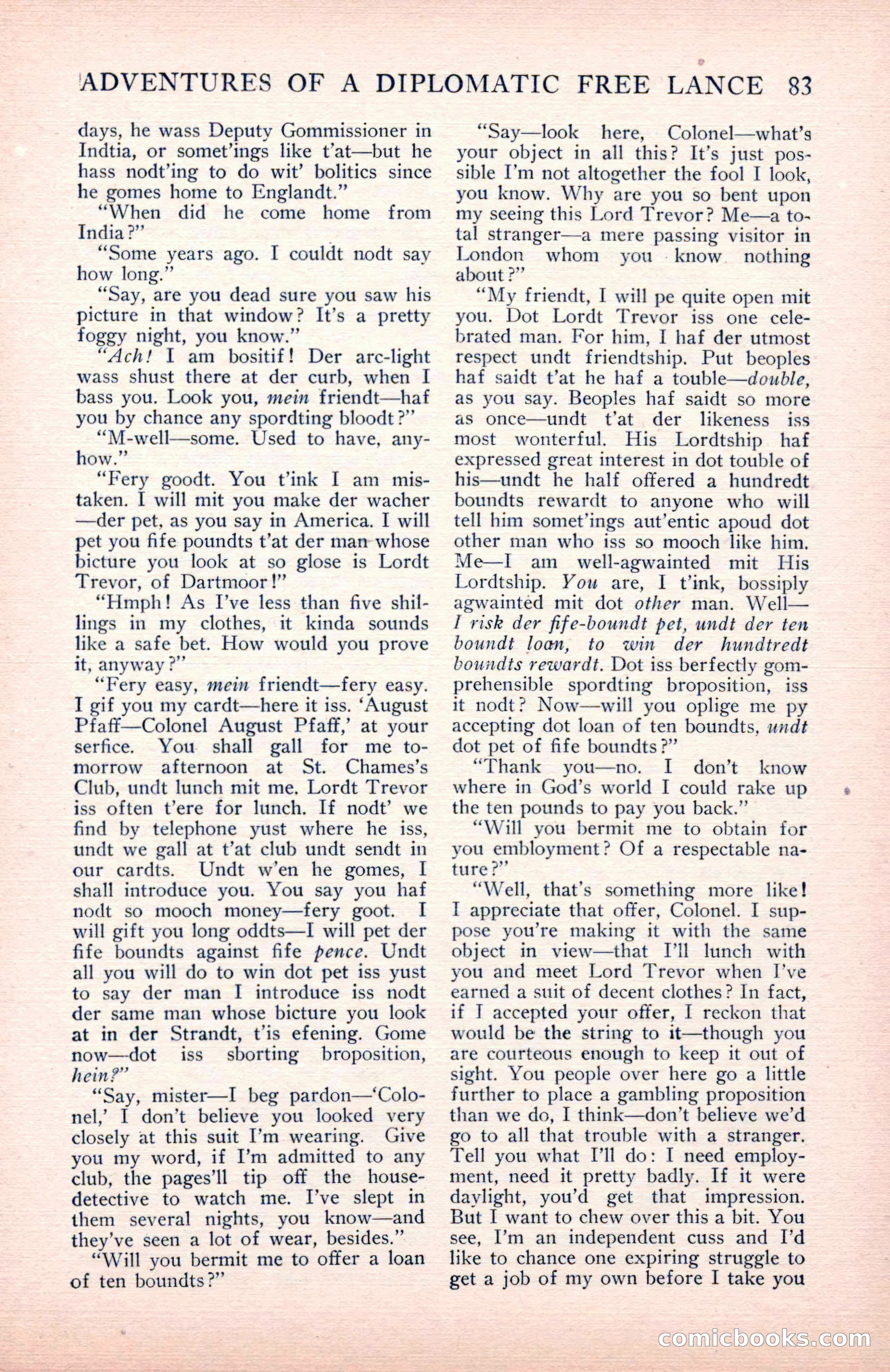 The Blue Book Magazine, May 1912 — page 85 of 244