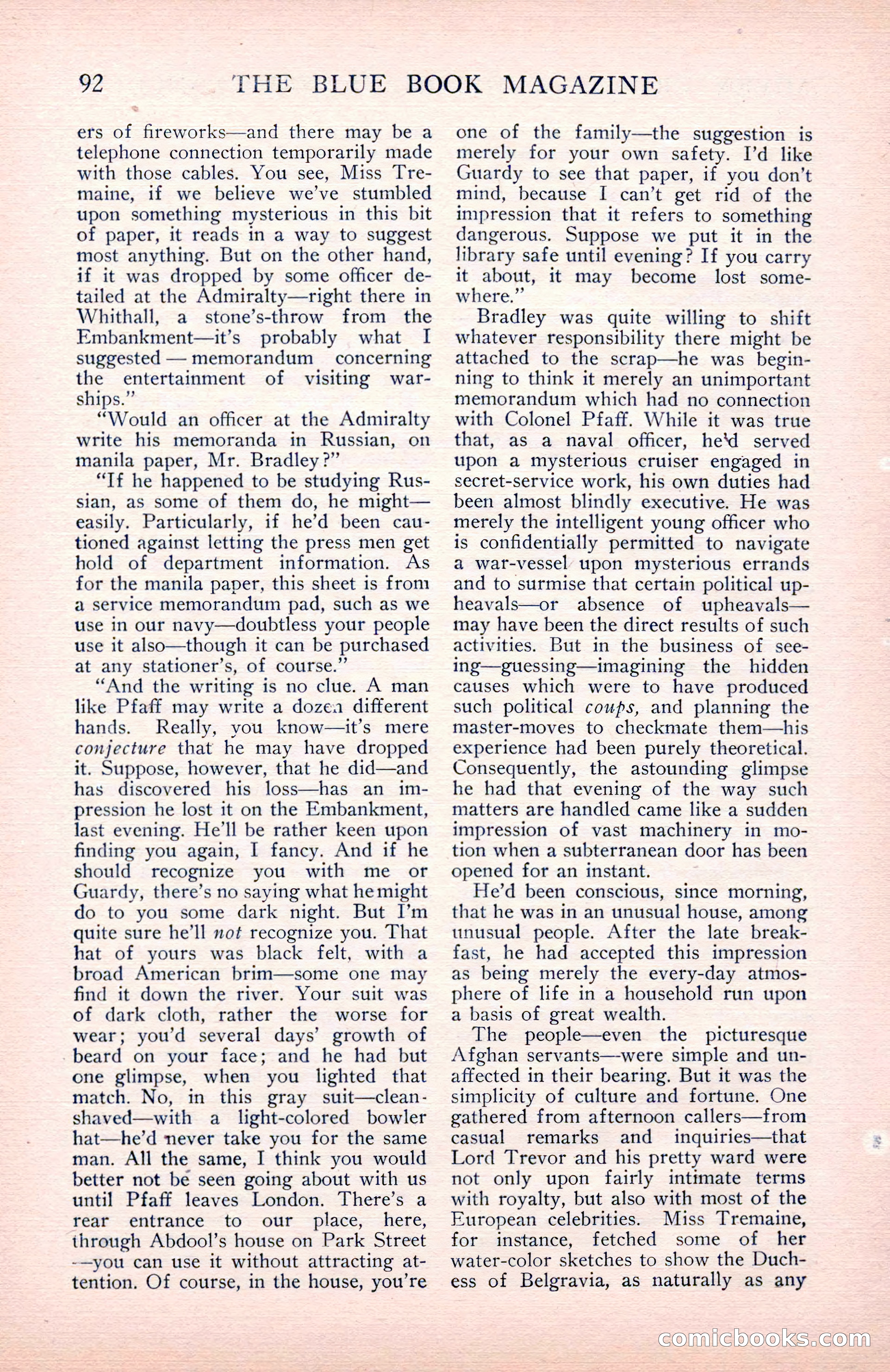 The Blue Book Magazine, May 1912 — page 94 of 244