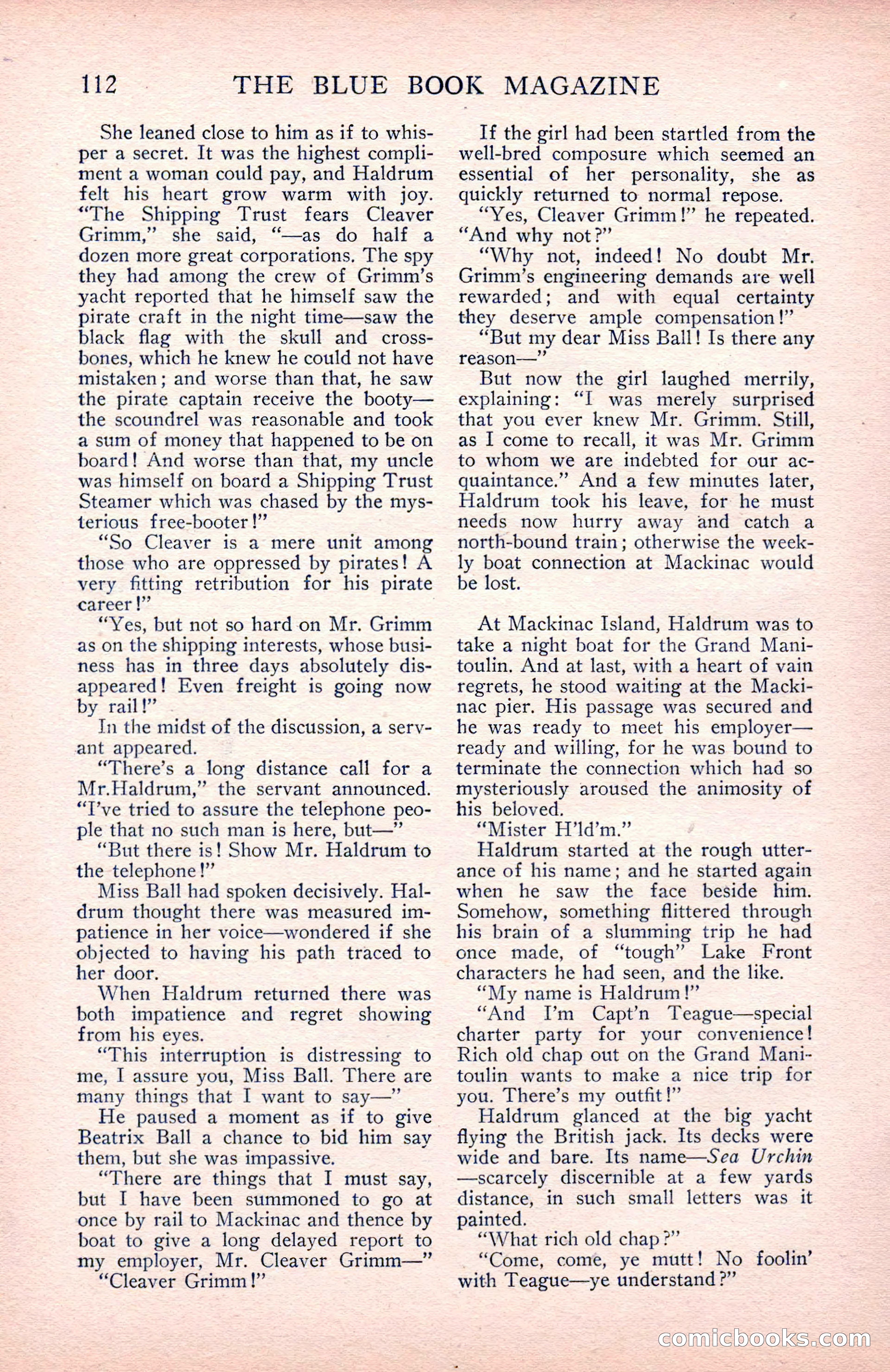 The Blue Book Magazine, May 1912 — page 114 of 244