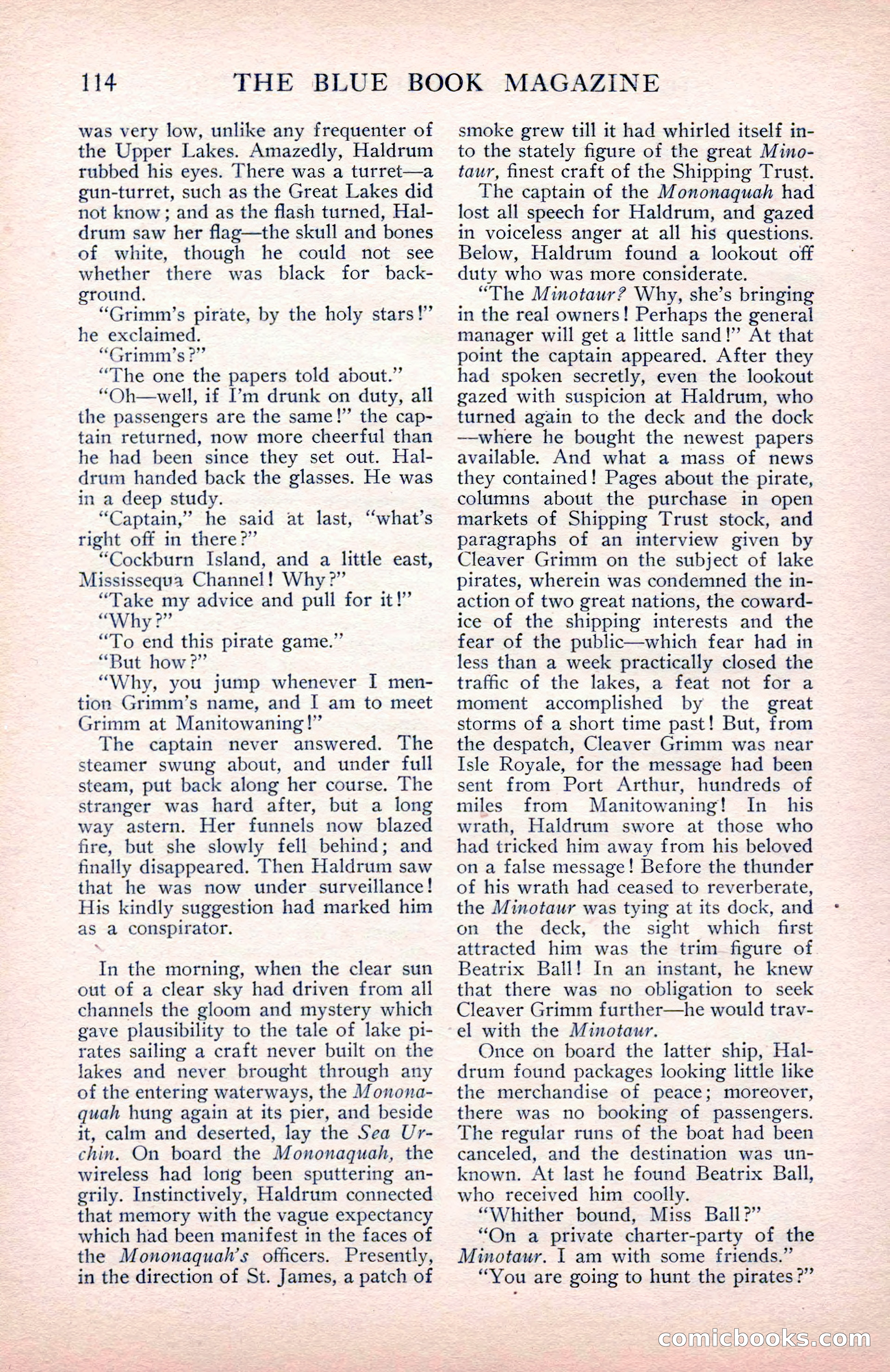 The Blue Book Magazine, May 1912 — page 116 of 244