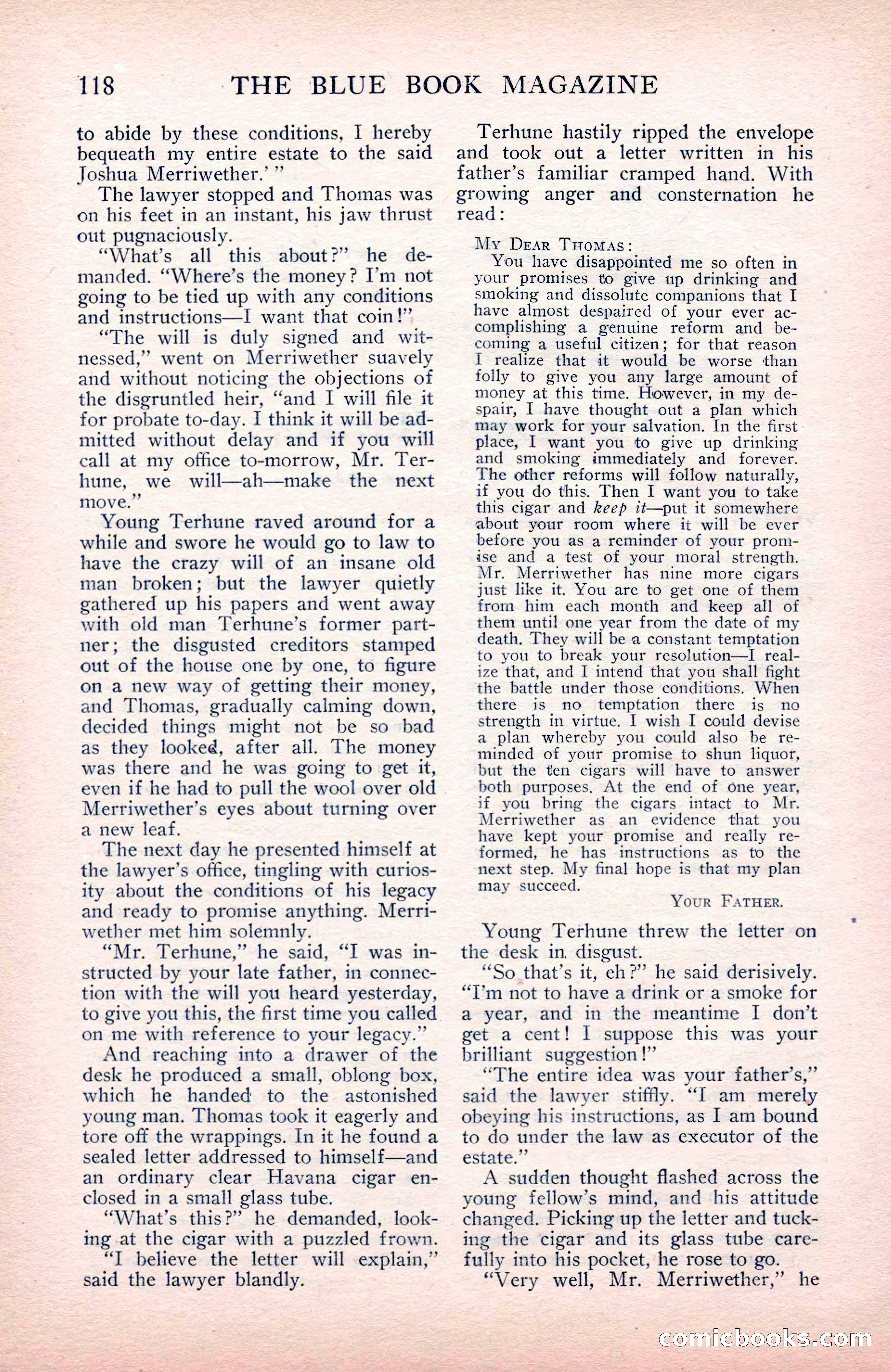 The Blue Book Magazine, May 1912 — page 120 of 244