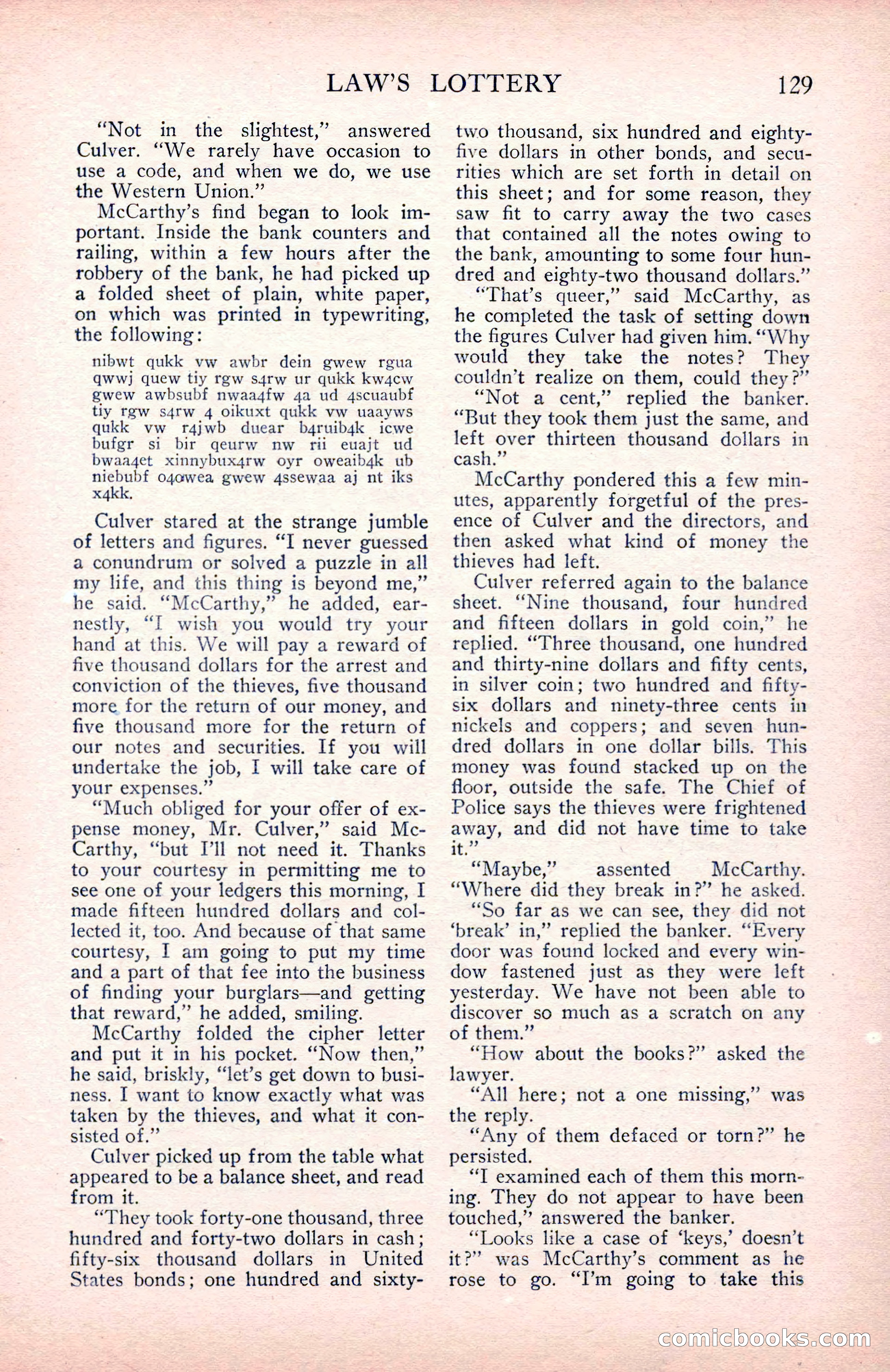 The Blue Book Magazine, May 1912 — page 131 of 244