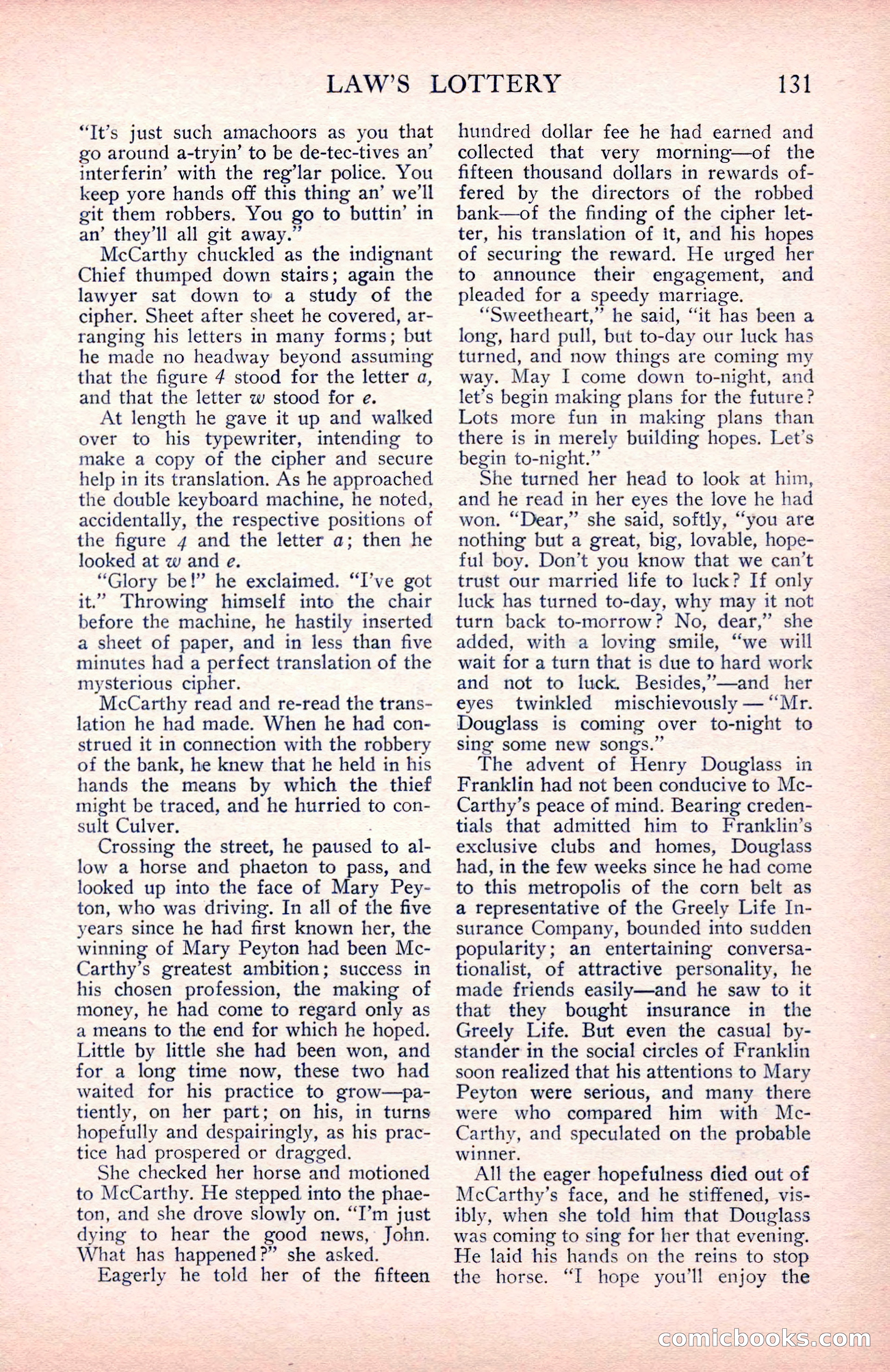 The Blue Book Magazine, May 1912 — page 133 of 244