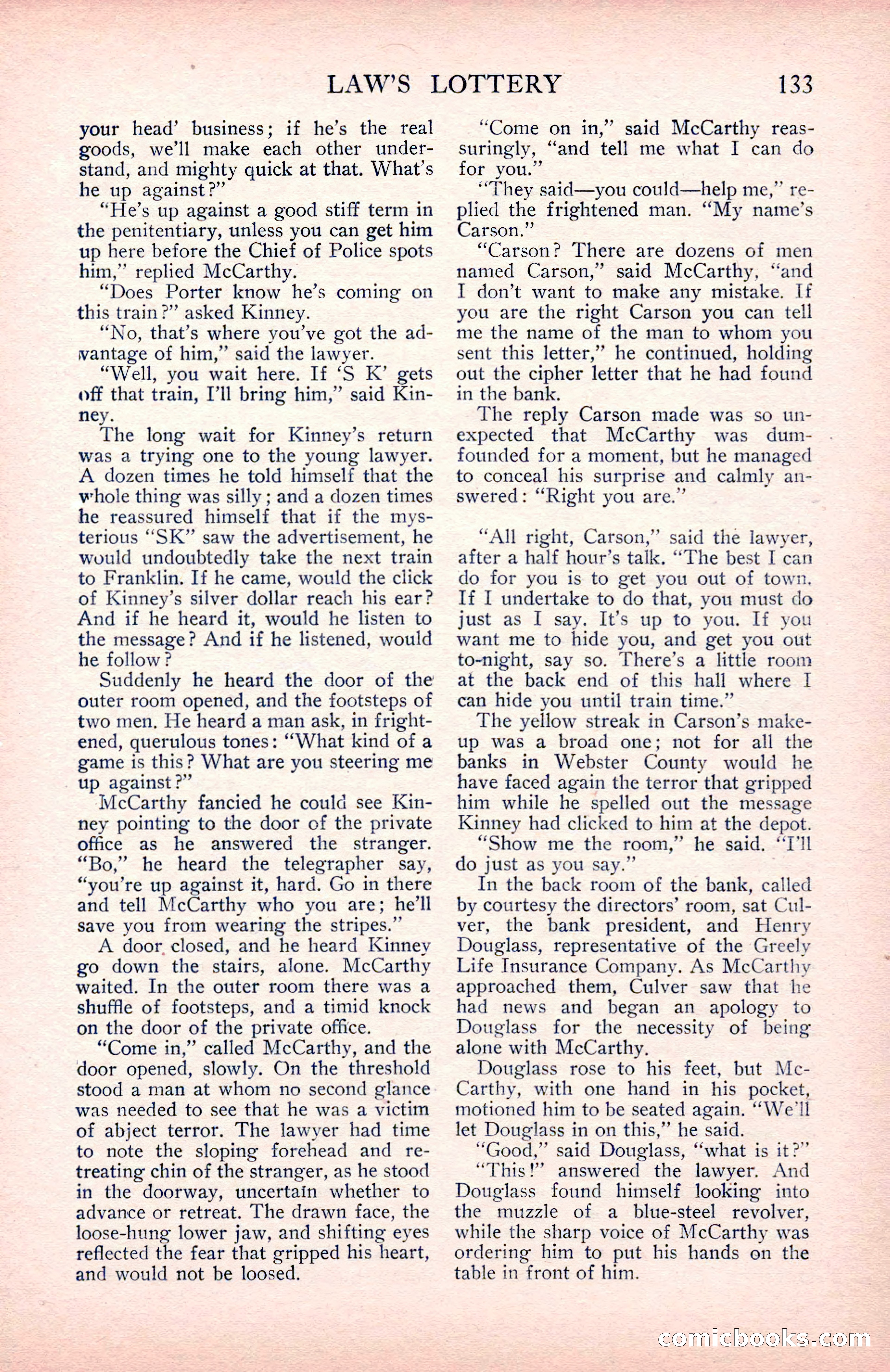 The Blue Book Magazine, May 1912 — page 135 of 244
