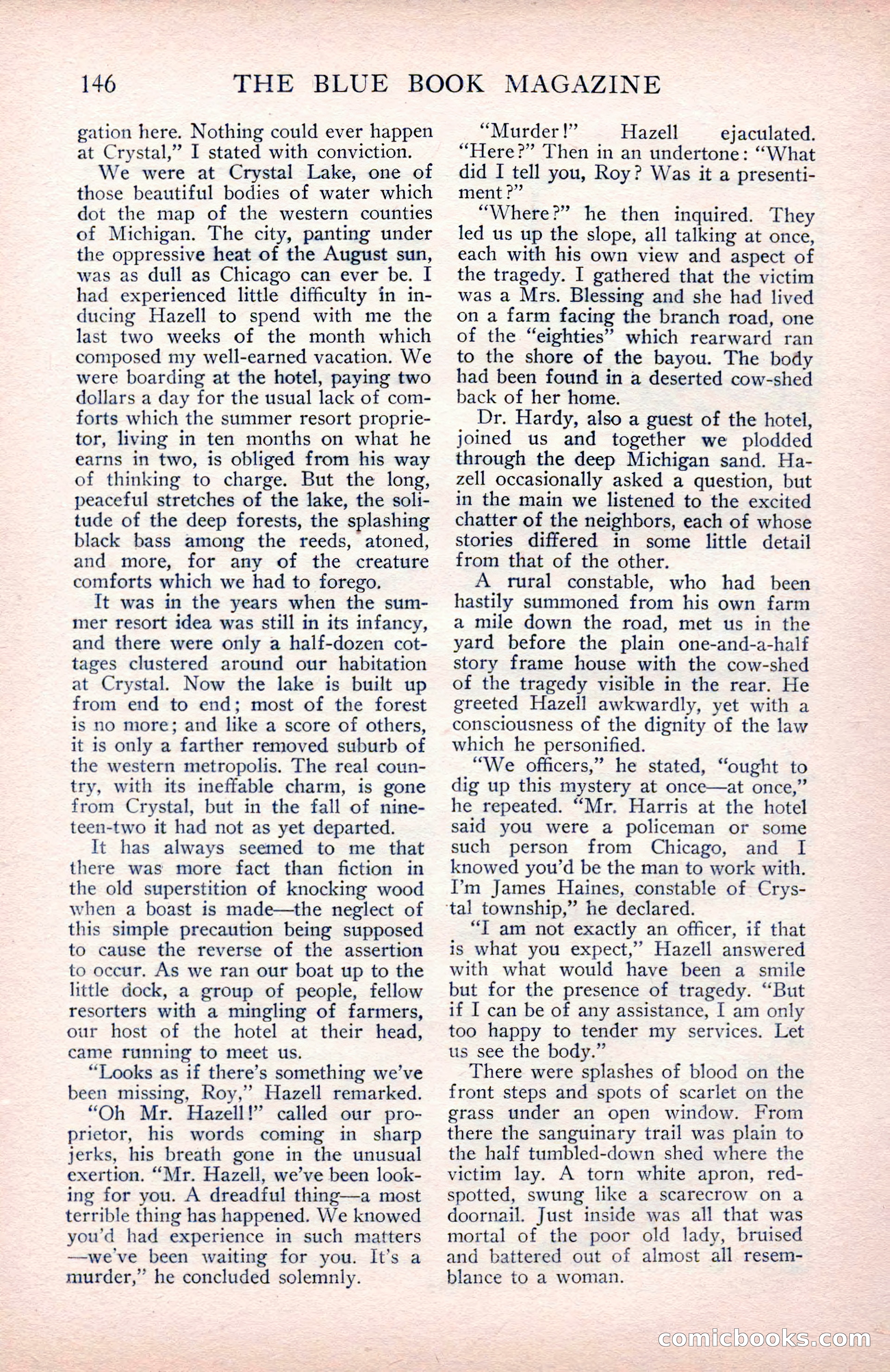The Blue Book Magazine, May 1912 — page 148 of 244