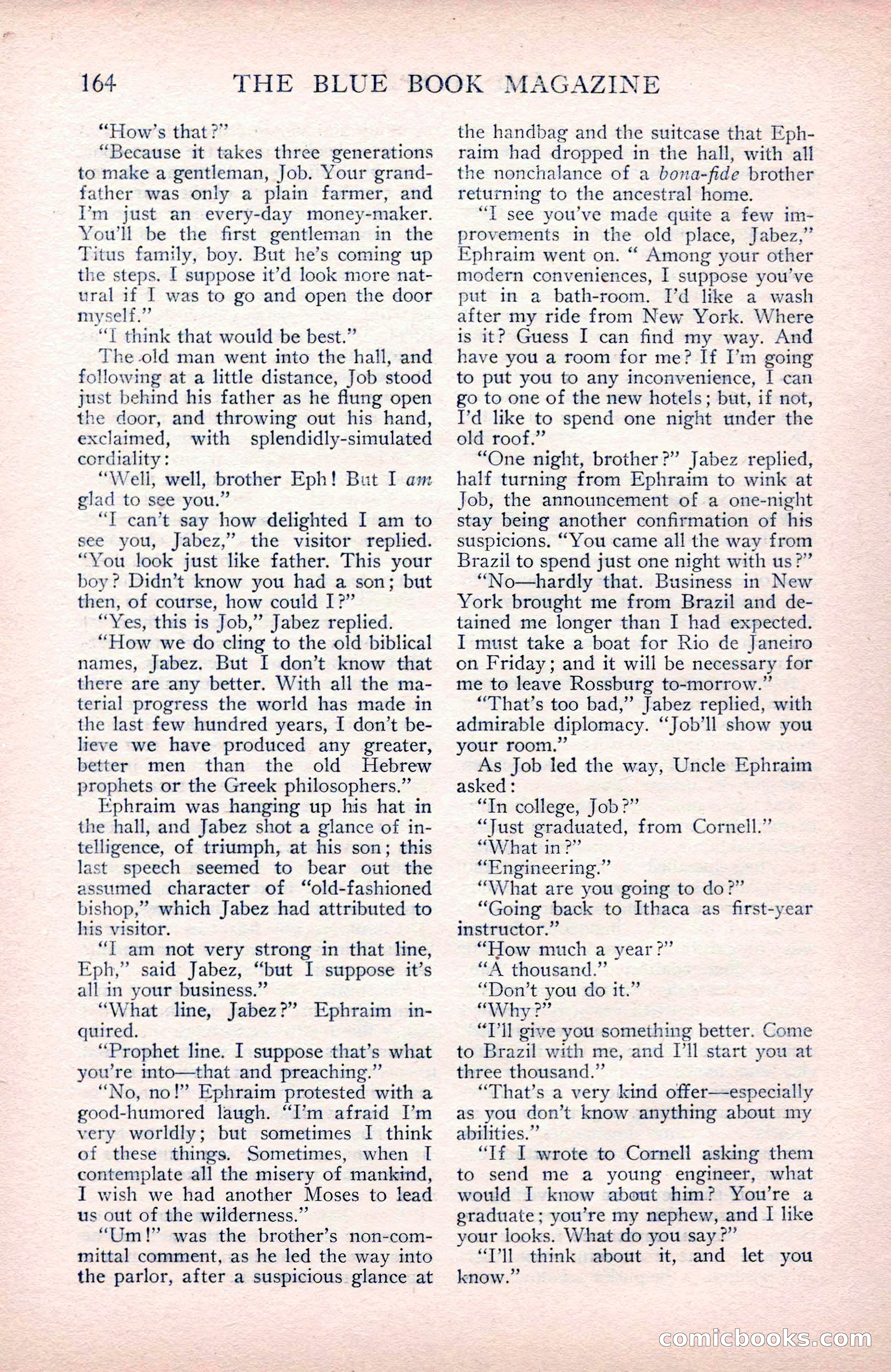 The Blue Book Magazine, May 1912 — page 166 of 244