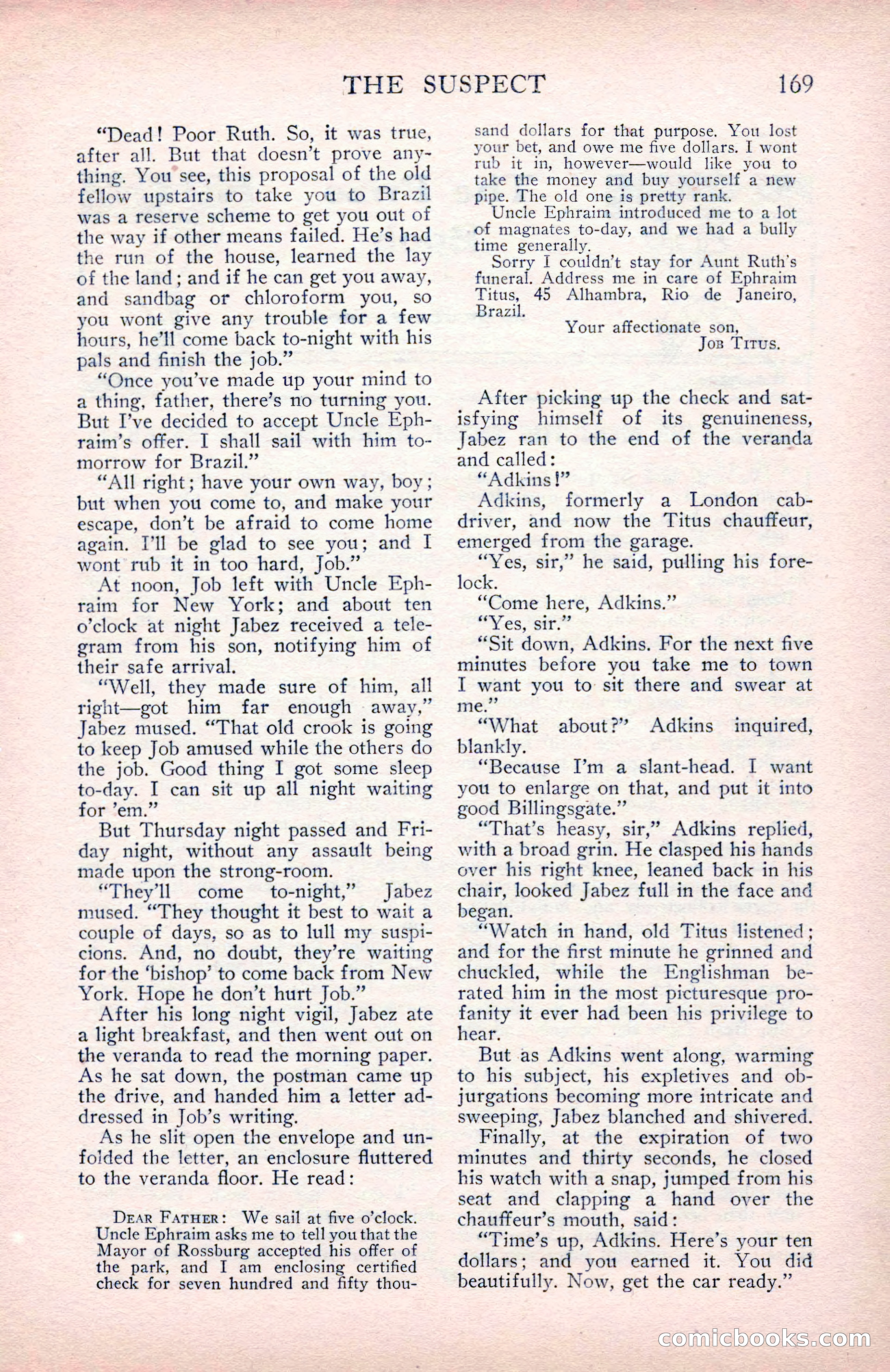 The Blue Book Magazine, May 1912 — page 171 of 244