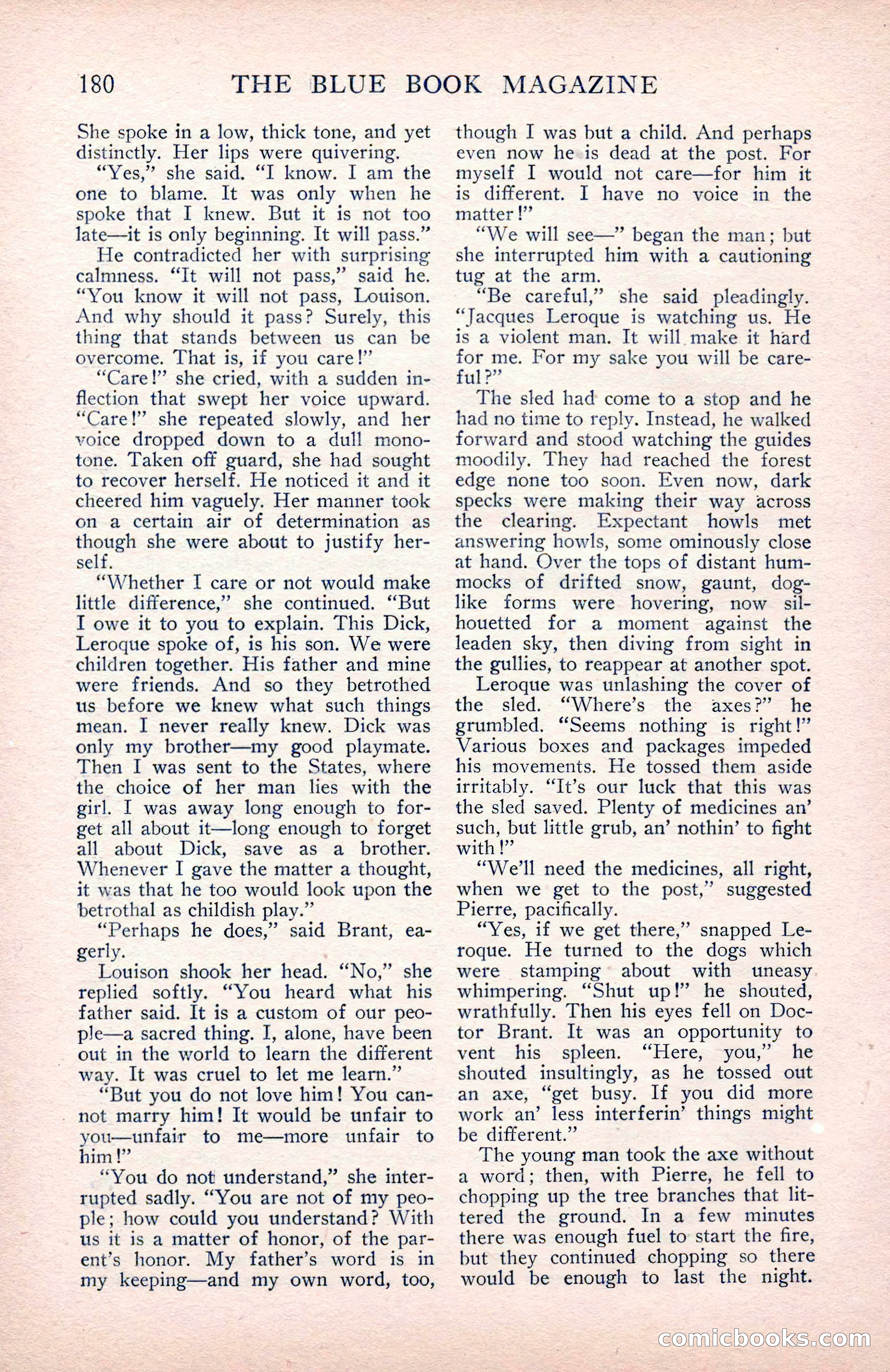 The Blue Book Magazine, May 1912 — page 182 of 244