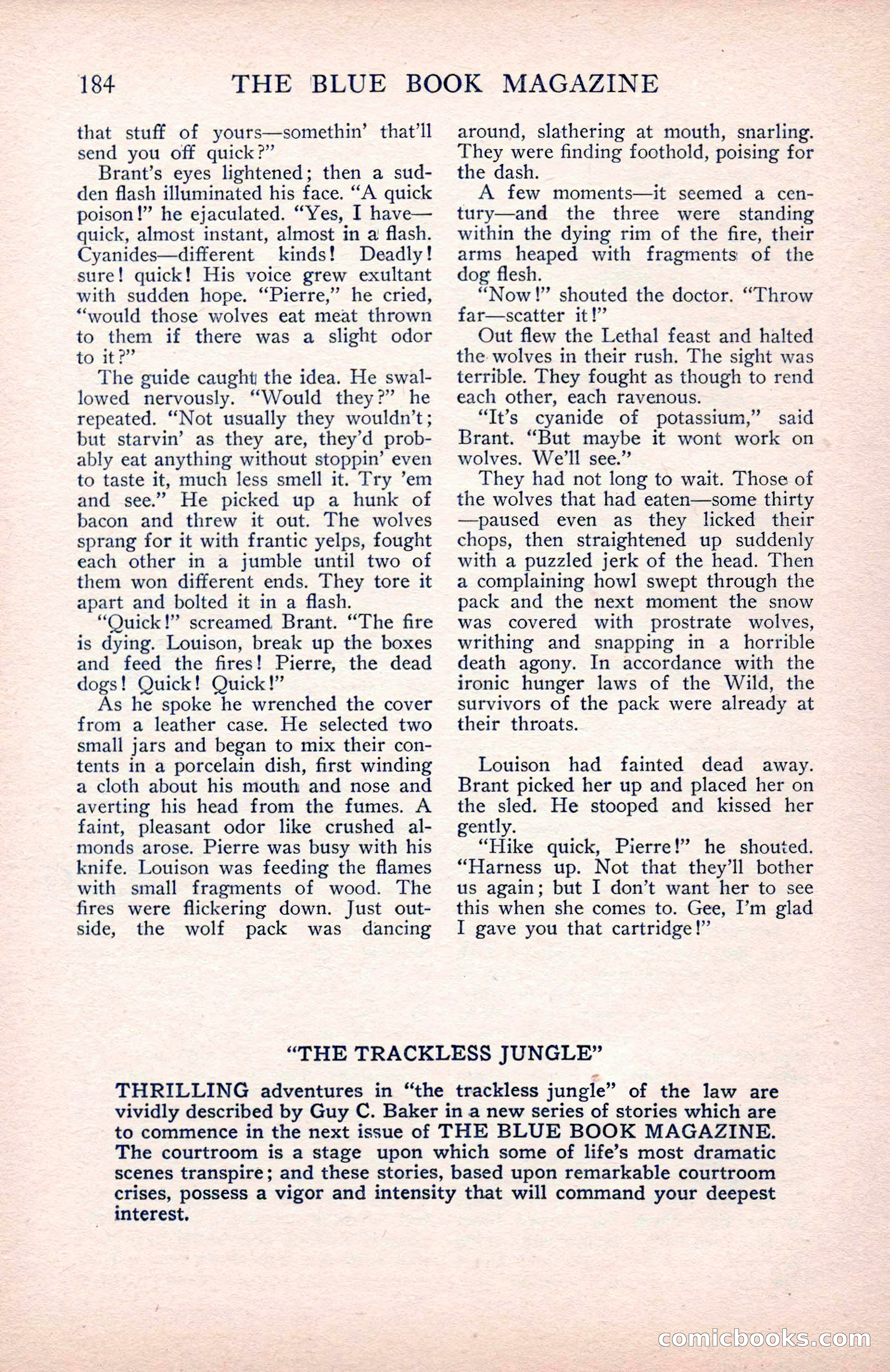The Blue Book Magazine, May 1912 — page 186 of 244