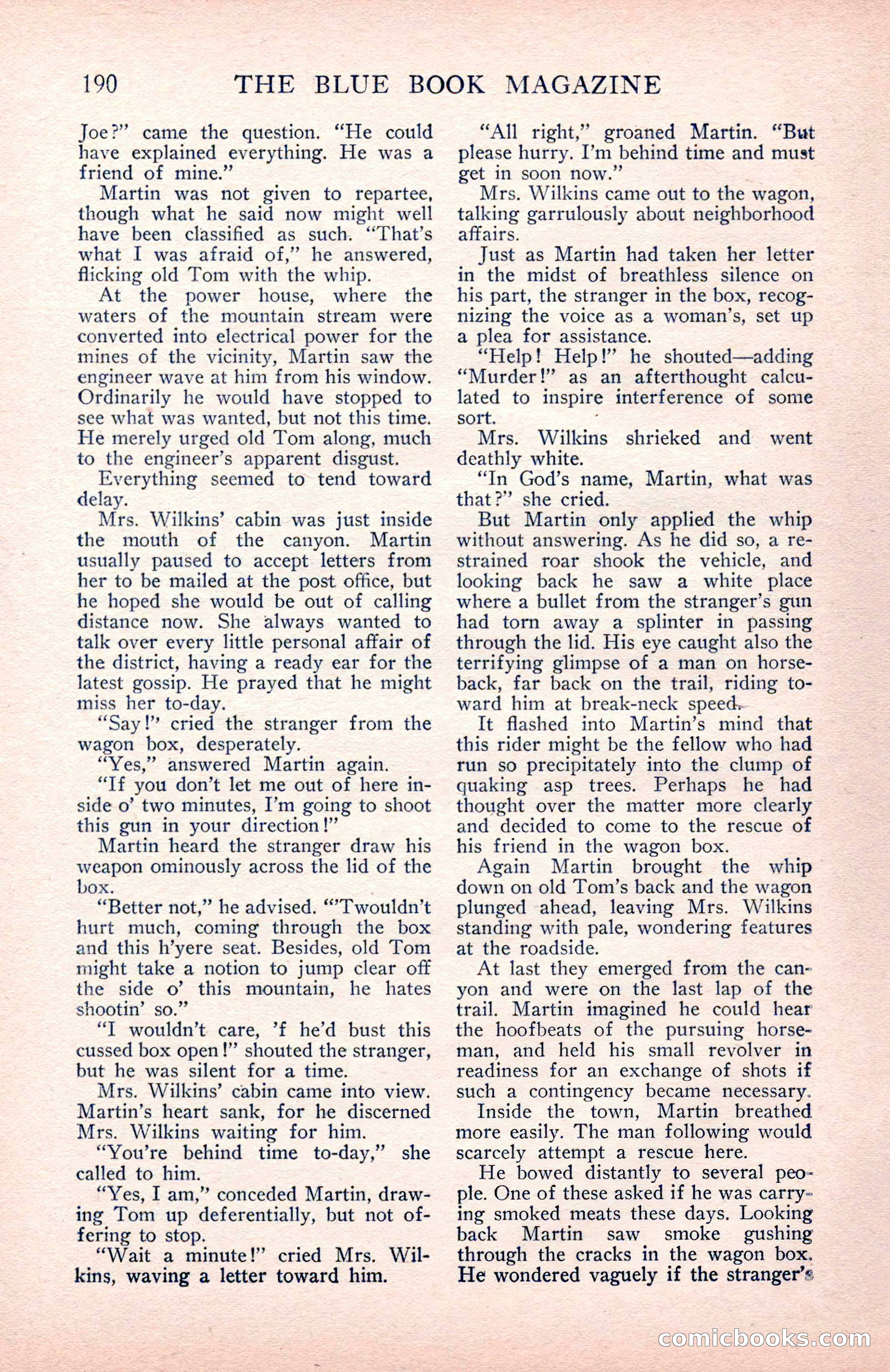 The Blue Book Magazine, May 1912 — page 192 of 244