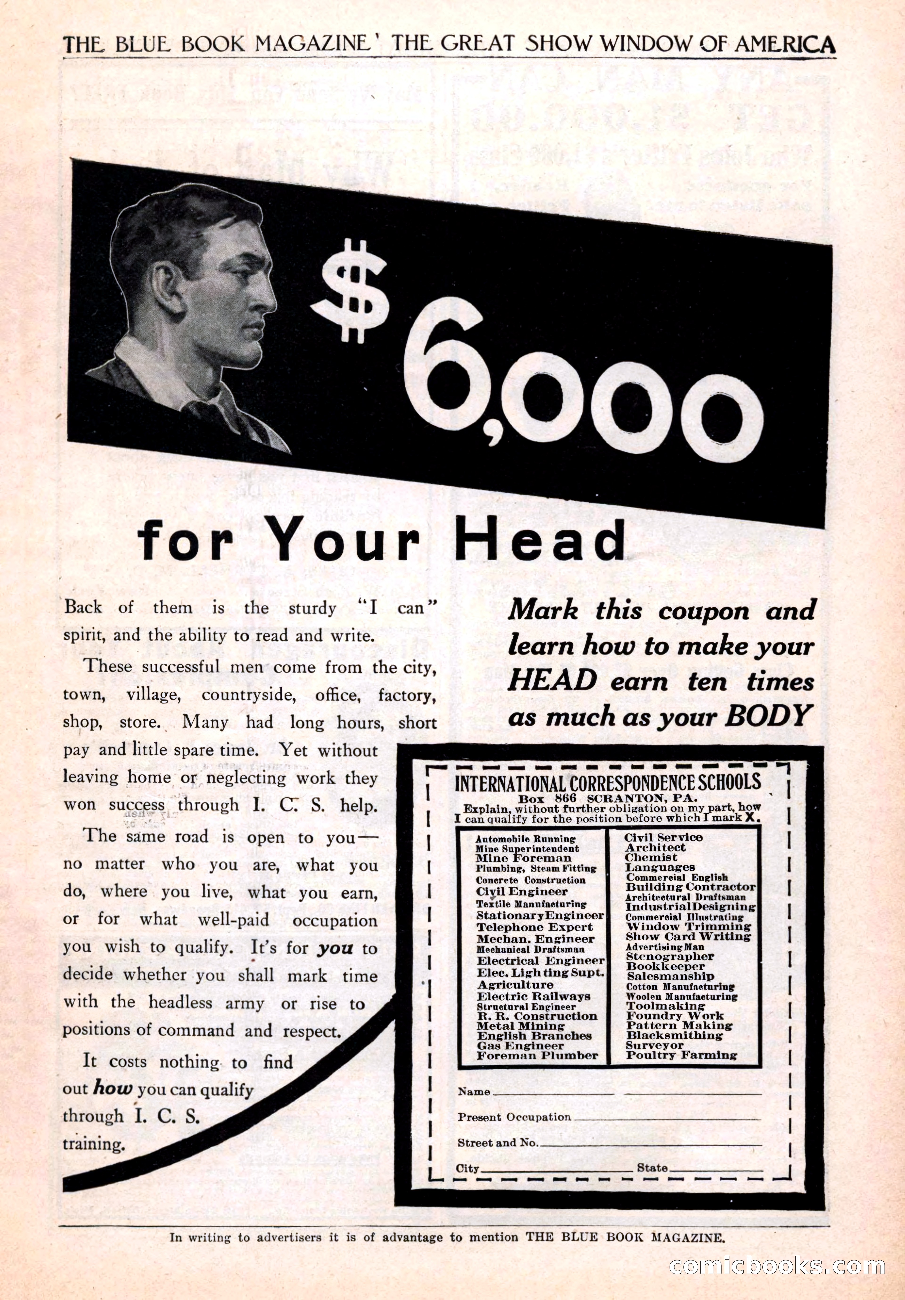 The Blue Book Magazine, May 1912 — page 229 of 244