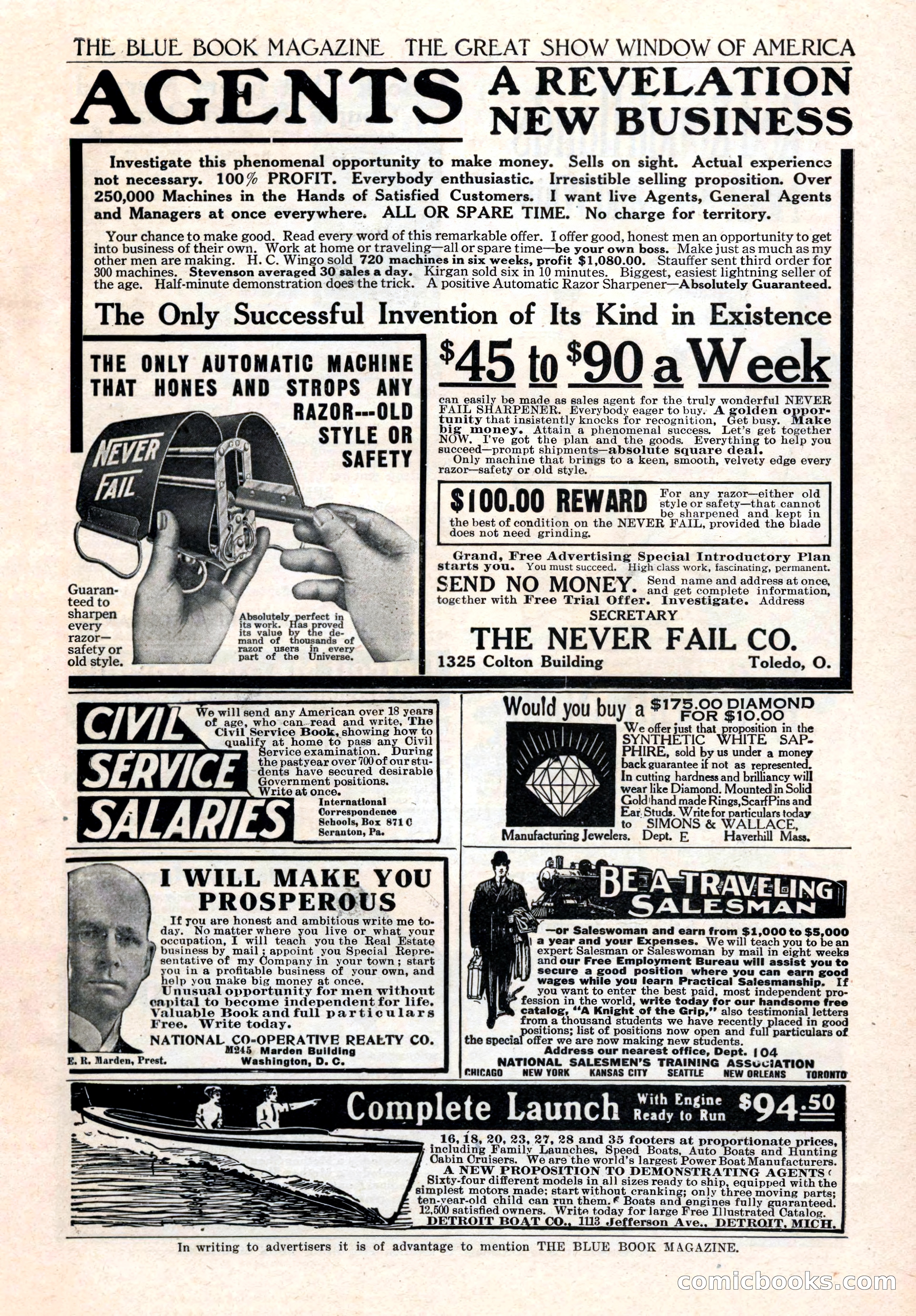 The Blue Book Magazine, May 1912 — page 239 of 244